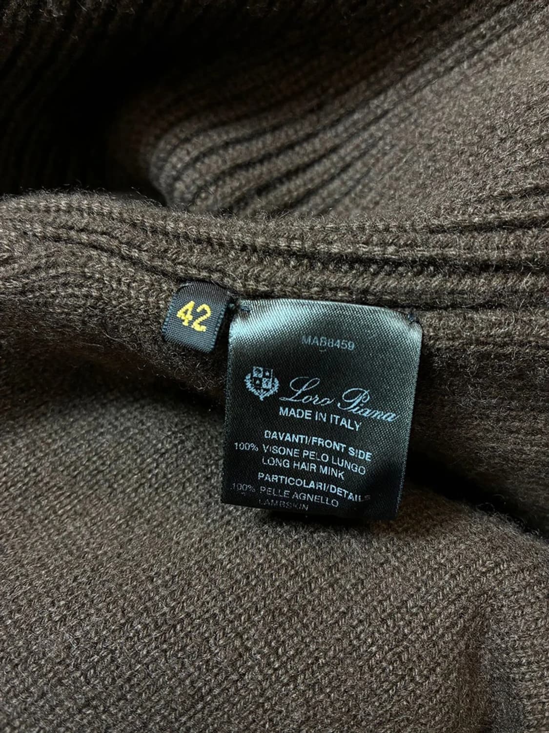  Loro Piana 럭셔리 밍크 롱헤어 니트 베스트 PN6900 상품이미지8