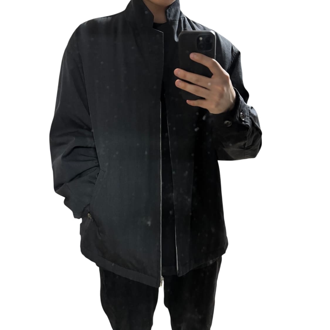 [M] 꼼데가르송 옴므 다나카 옴므 93AW 테일러드 칼라 퀼티드 블루종 상품이미지8