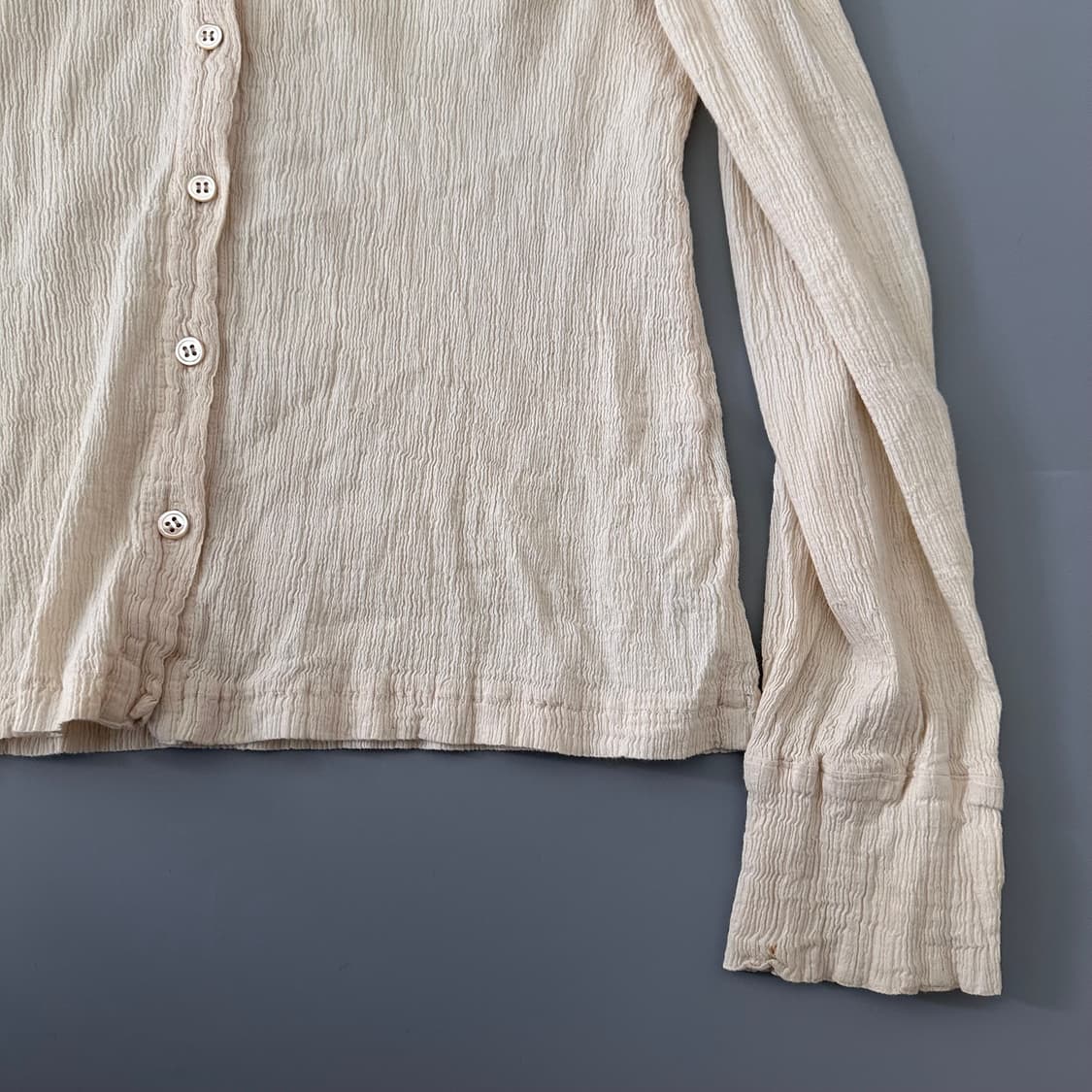 츠모리치사토 tsumori chisato 플리츠 셔츠 블라우스 상품이미지3