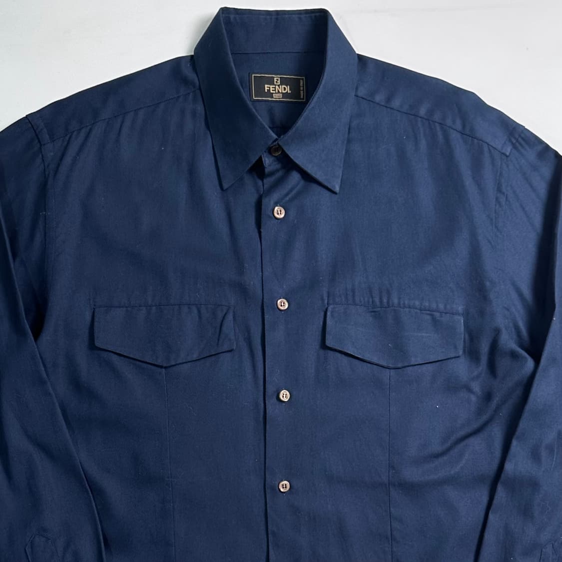 펜디 투포켓 네이비 셔츠  상품이미지2