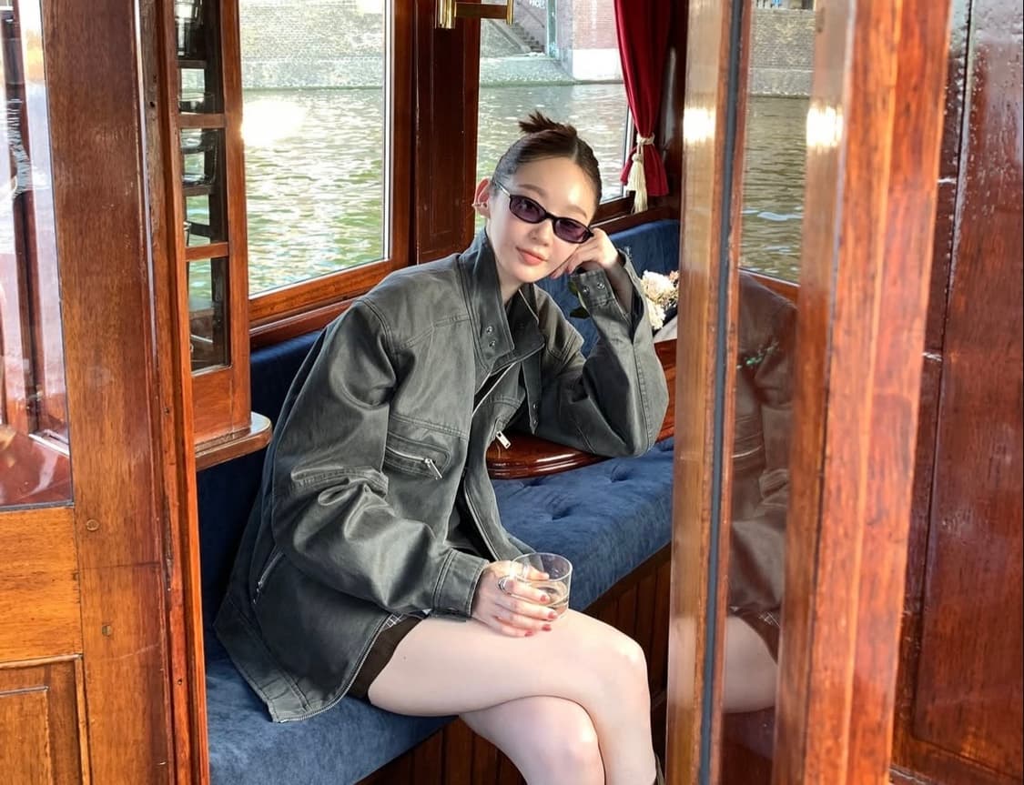 아비에무아 빈티즈 크랙 라이더 재킷 1 상품이미지2