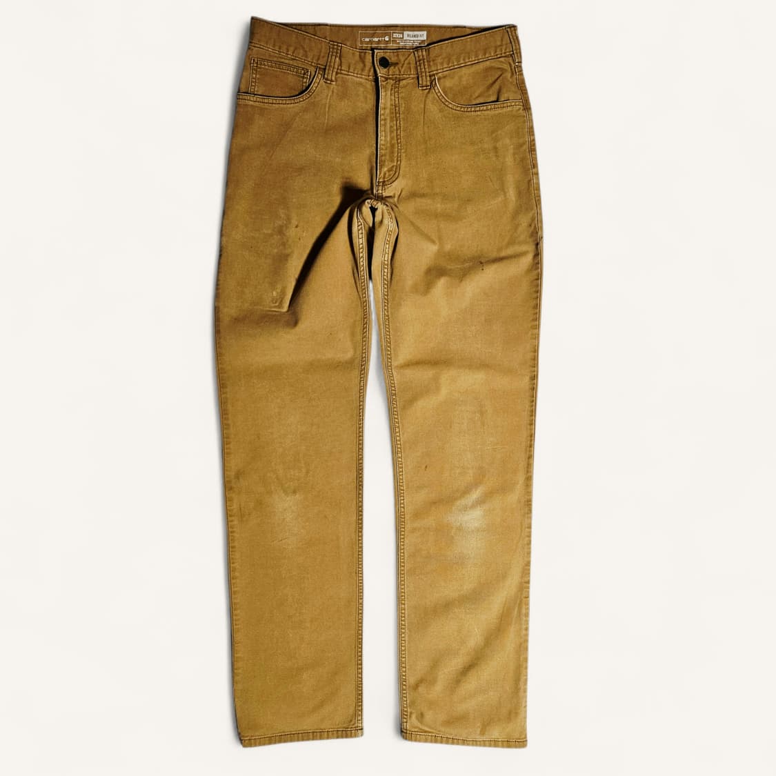 [32][칼하트] 러기드 플렉스® 릭비 캔버스 5포켓 워크팬츠 상품이미지2