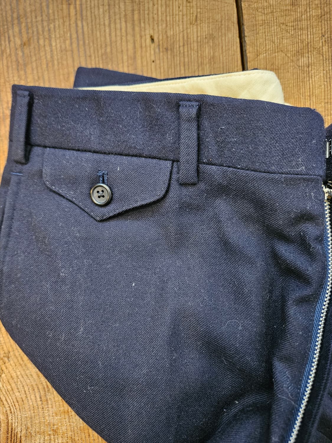 90s 빈티지 폴로 랄프로렌 네이비 울 2pcs 셋업  상품이미지5