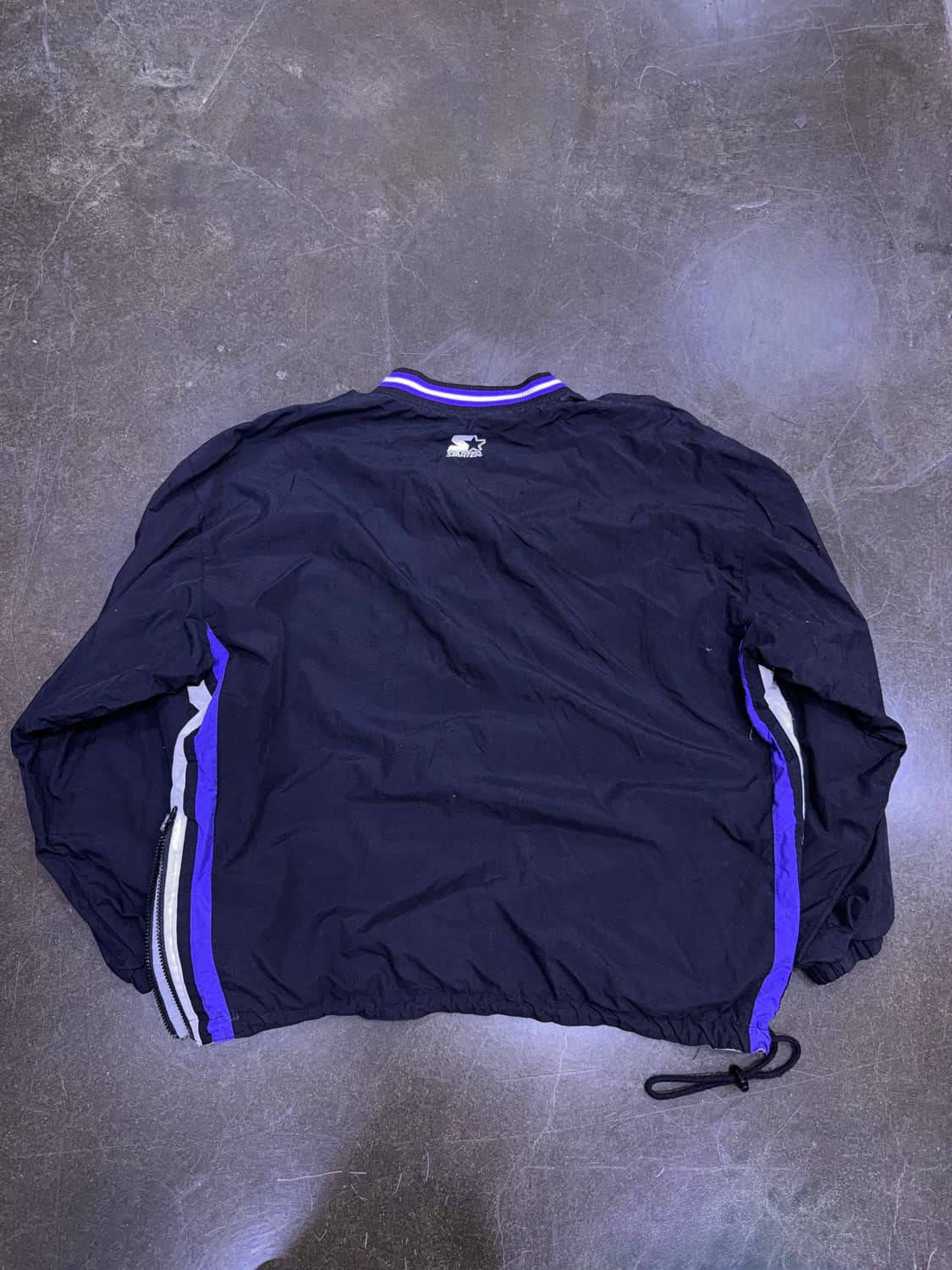 스타터 NBA LA 레이커스 V넥 웜업 우븐 바람막이 L 상품이미지2