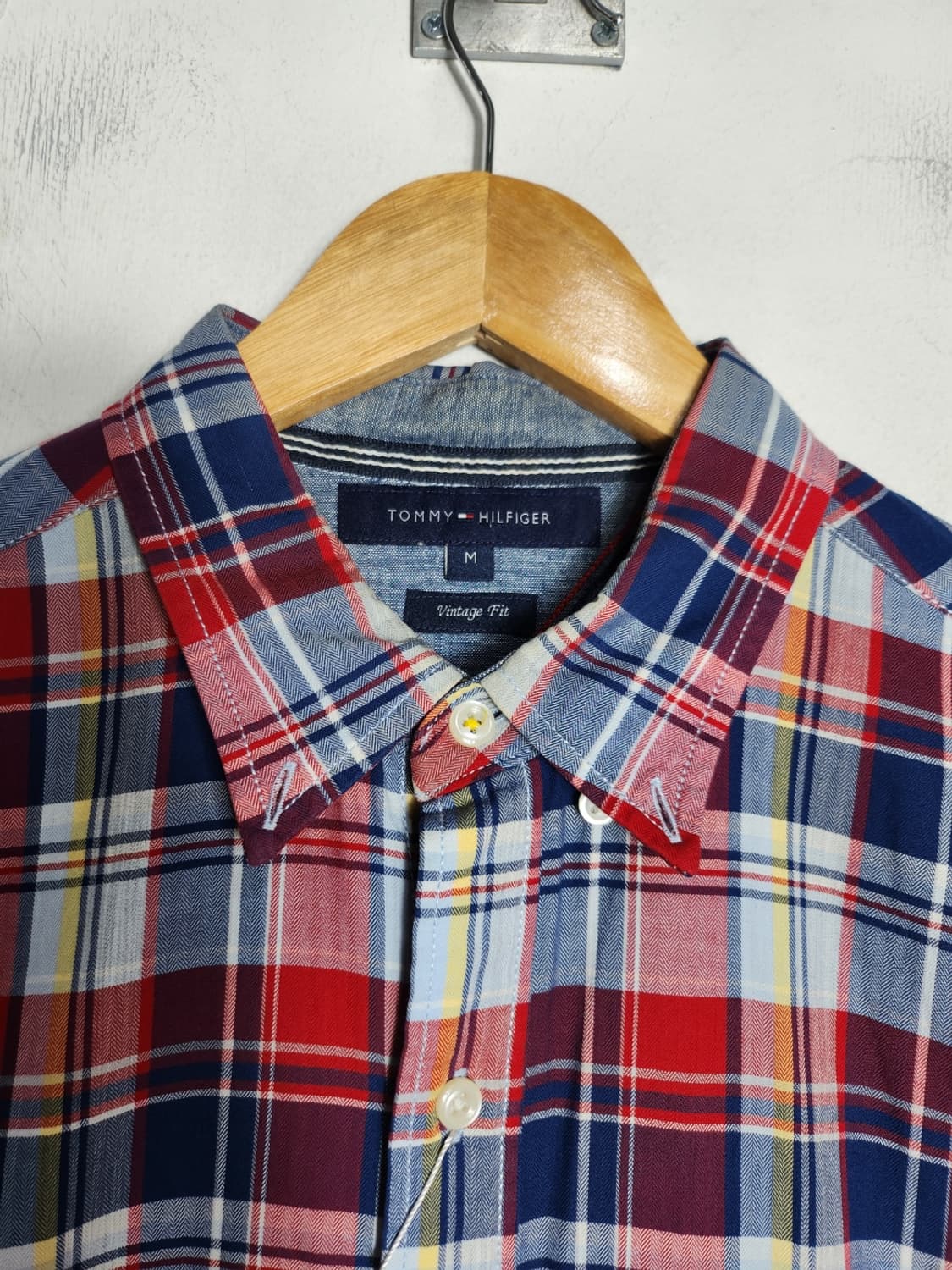 M 타미힐피거 빈티지핏 체크셔츠 상품이미지2