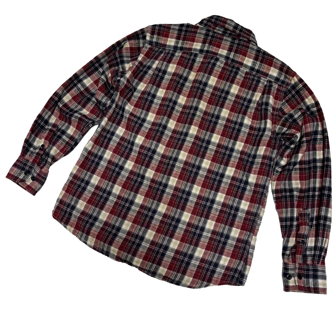 랄프 에반스(Lalph Evans) 버건디 멀티 체크 플란넬 셔츠 상품이미지2