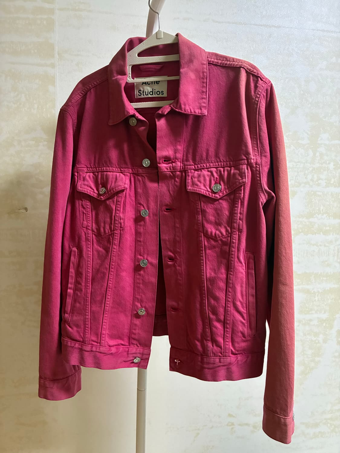 acne studios 아크네 스튜디오 비트 데님 자켓 핑크 48 상품이미지1