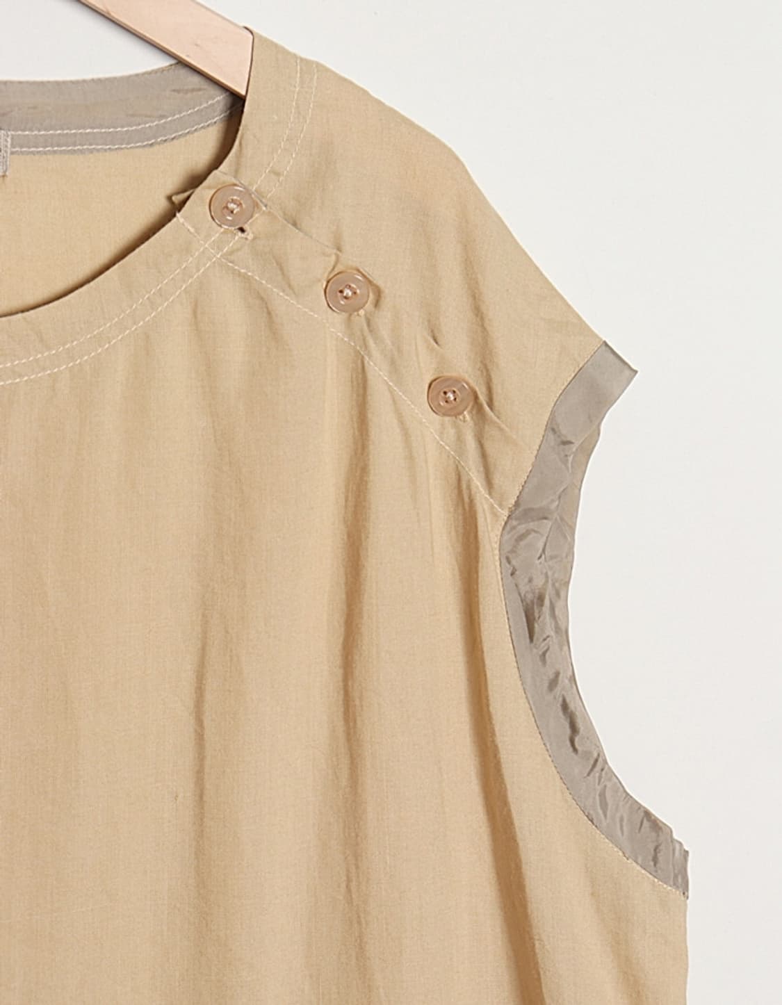 BLANC basque Box-Fit Linen One-Piece 상품이미지3