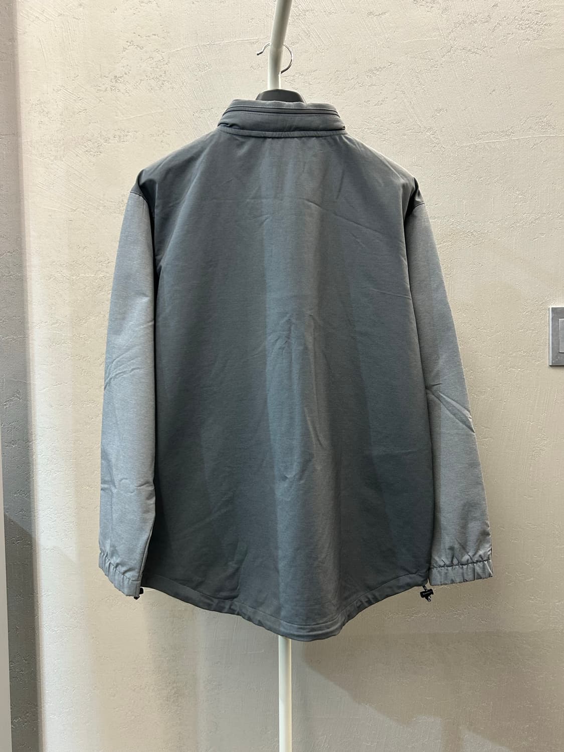 아디다스 하프집업 아노락 그레이/화이트 상품이미지3