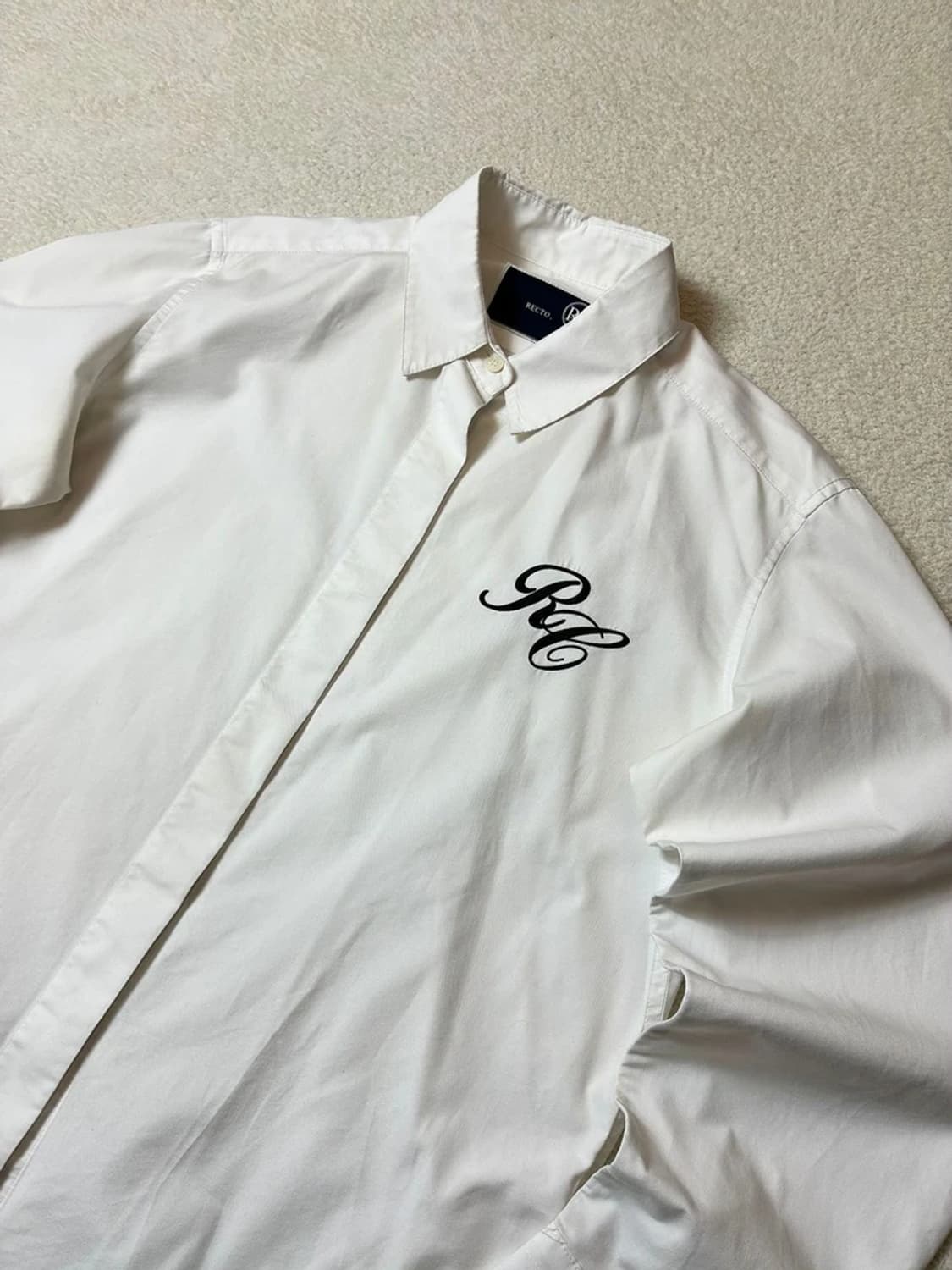 렉토 recto 시그니처 화이트 블라우스 PN6658 상품이미지2