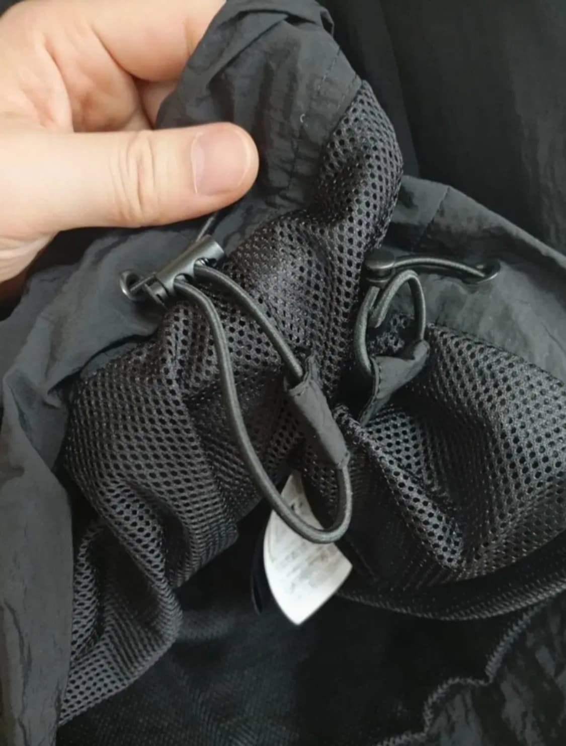 준지 셔링 나일론 맨투맨 상품이미지5