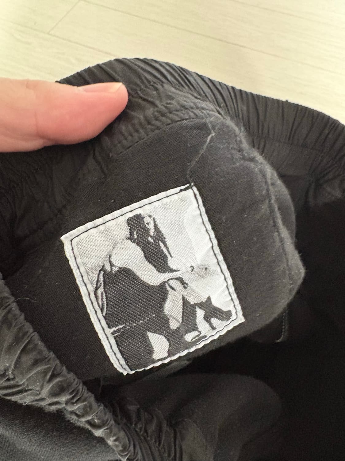 릭오웬스 드로스트링 코튼 저지 팬츠 (M) 상품이미지7