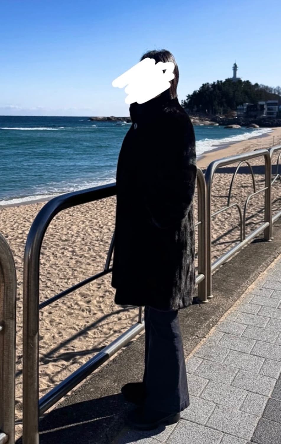 대동모피 블랙그라마 롱 밍크 코트 상품이미지9