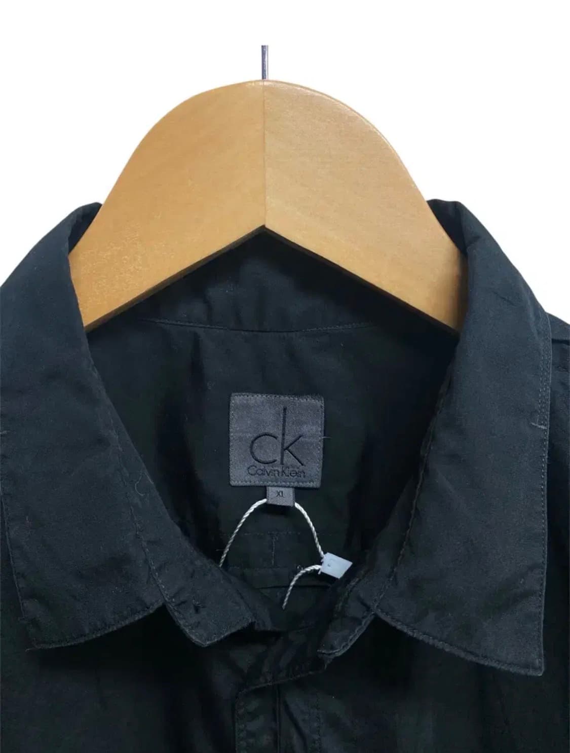 [새상품]캘빈 클라인 팝린 버튼업 반팔 셔츠 L 상품이미지4