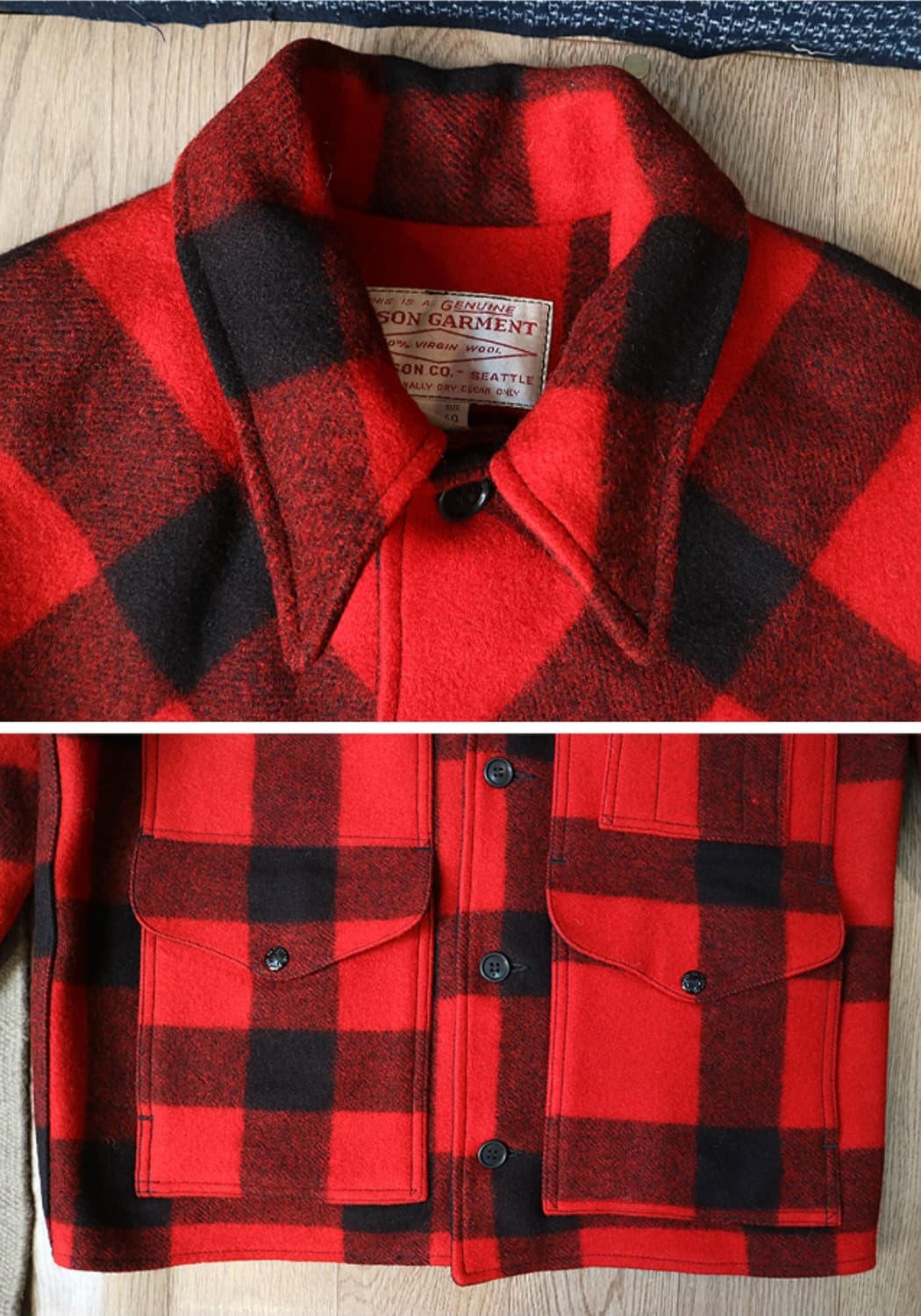 미국산 80-90S 미국산 filson 필슨 더블 메키노 크루저 자켓

 상품이미지4