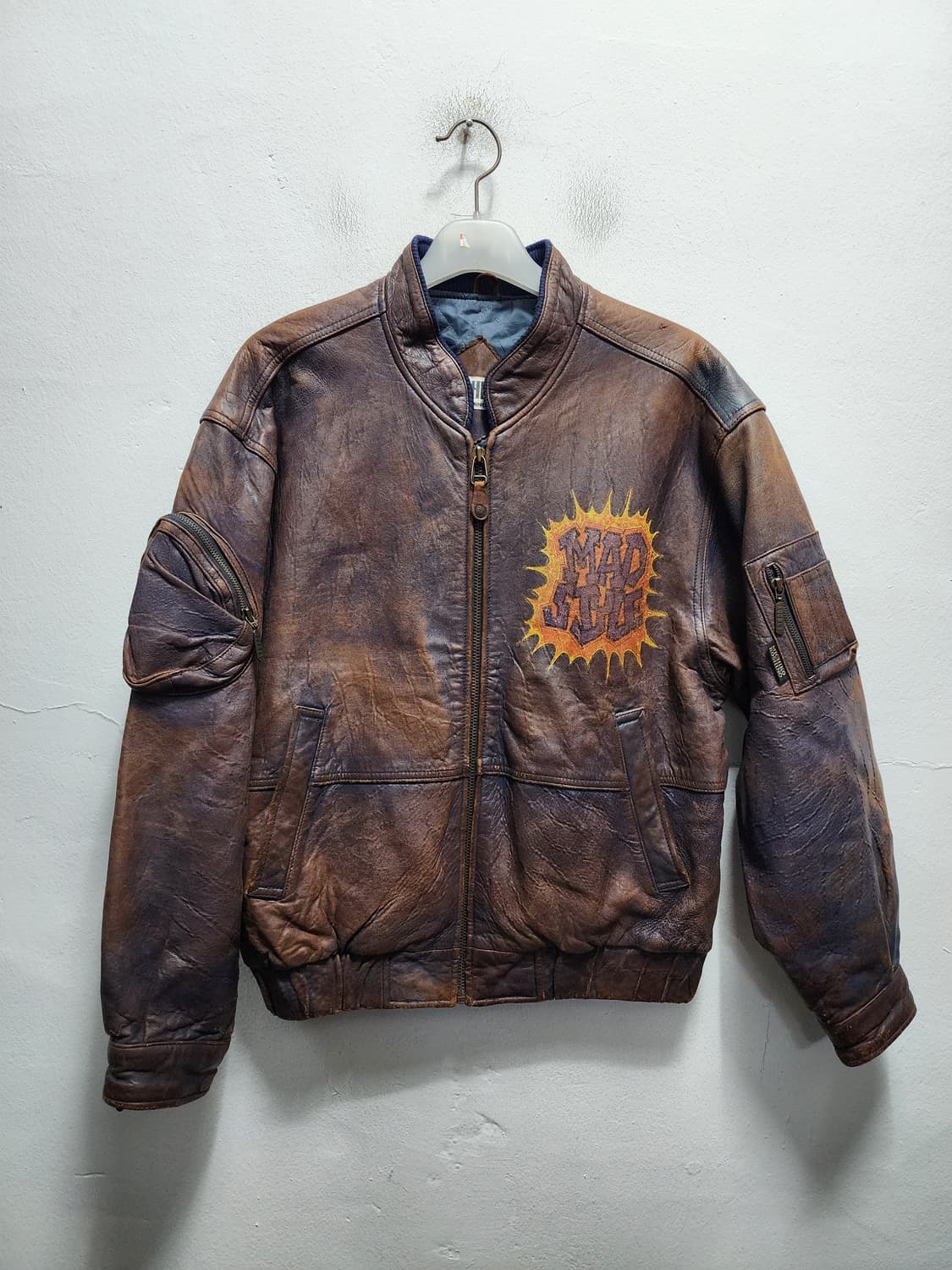 미치코런던 빈티지 양가죽 봄버자켓  상품이미지1