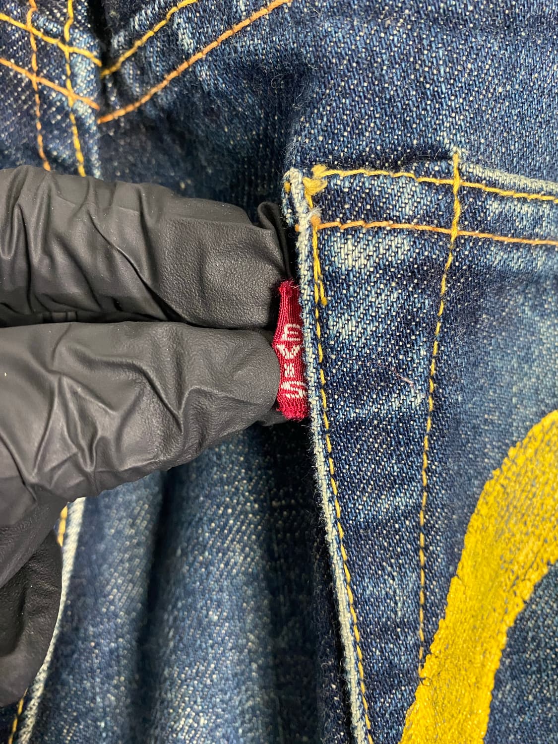 90s 에비수 EVIS 셀비지 데님팬츠 30x35 <644> 상품이미지3