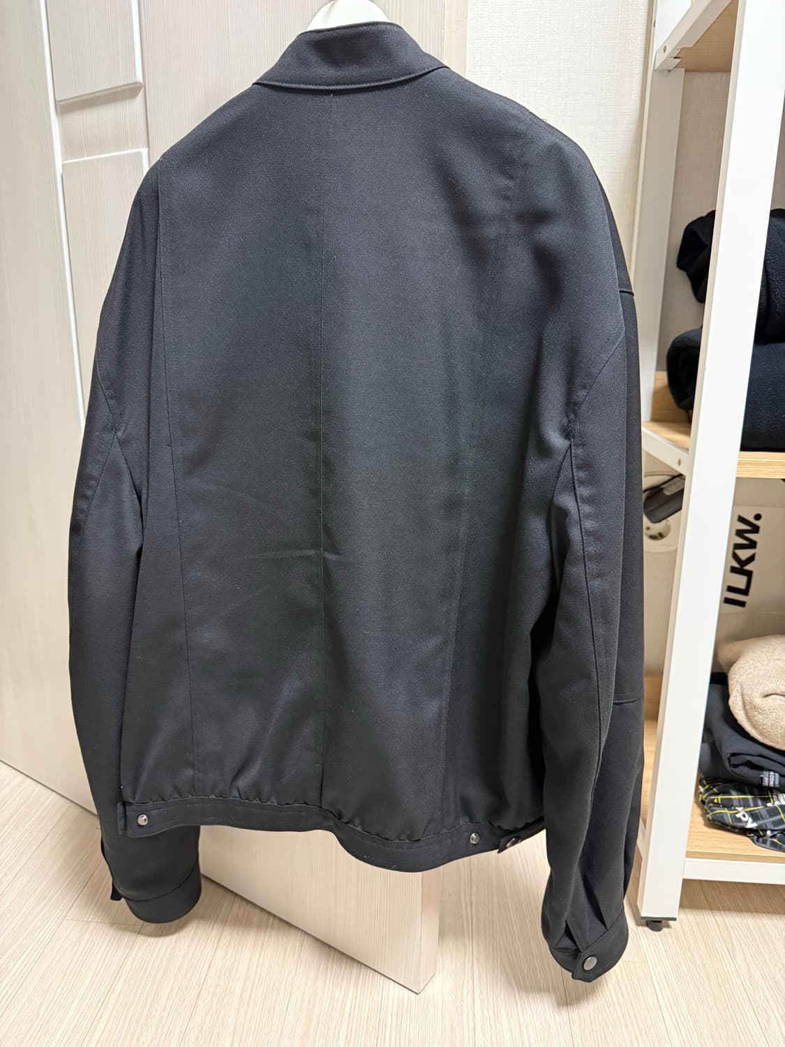 HALEINE 알렌느 울 카펜터 디테일 바이커 자켓 EQL 상품이미지3