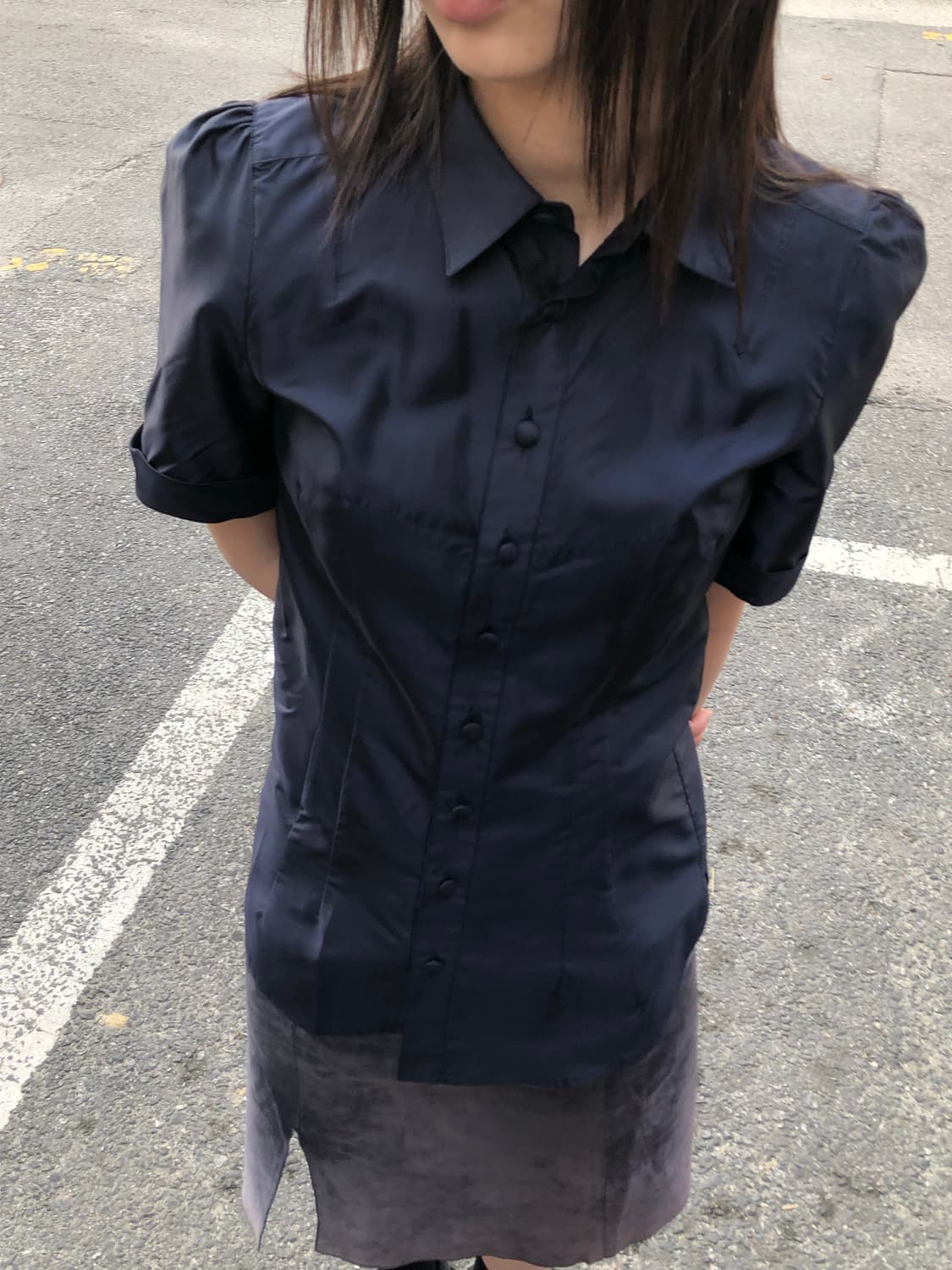 발렌시아가 08ss 게스키에르 코팅 하프 셔츠  상품이미지2