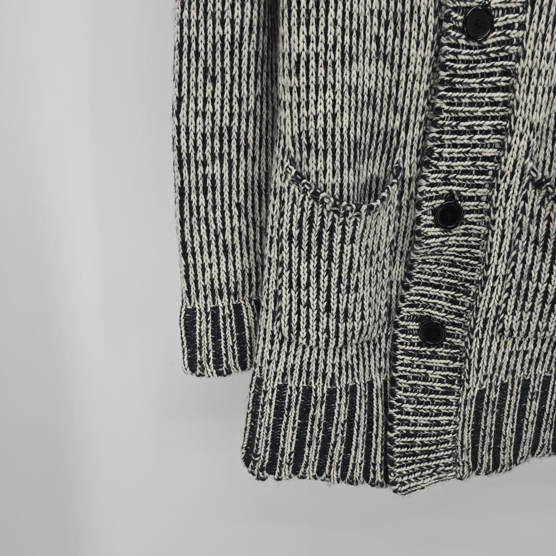 TATE London 빈티지 후드 니트 가디건 상품이미지3