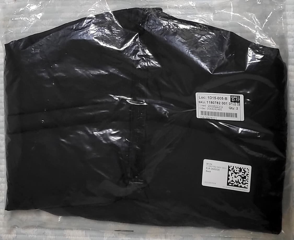 H&M 블랙 패딩 넥워머 새상품(원사이즈 FREE) 상품이미지6