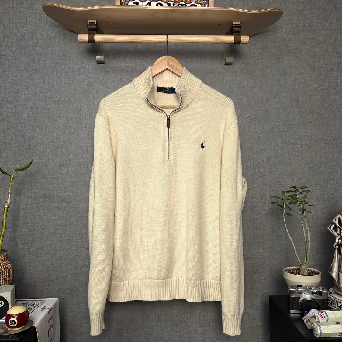 폴로 반집업니트 상품이미지2