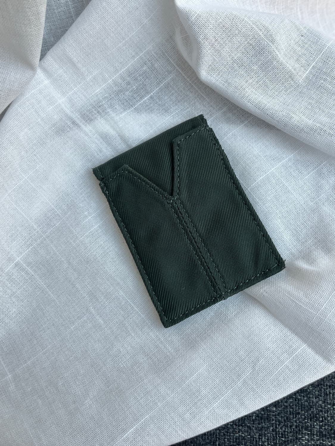 Porter 포터 코튼 카드지갑 다크 그린 상품이미지7