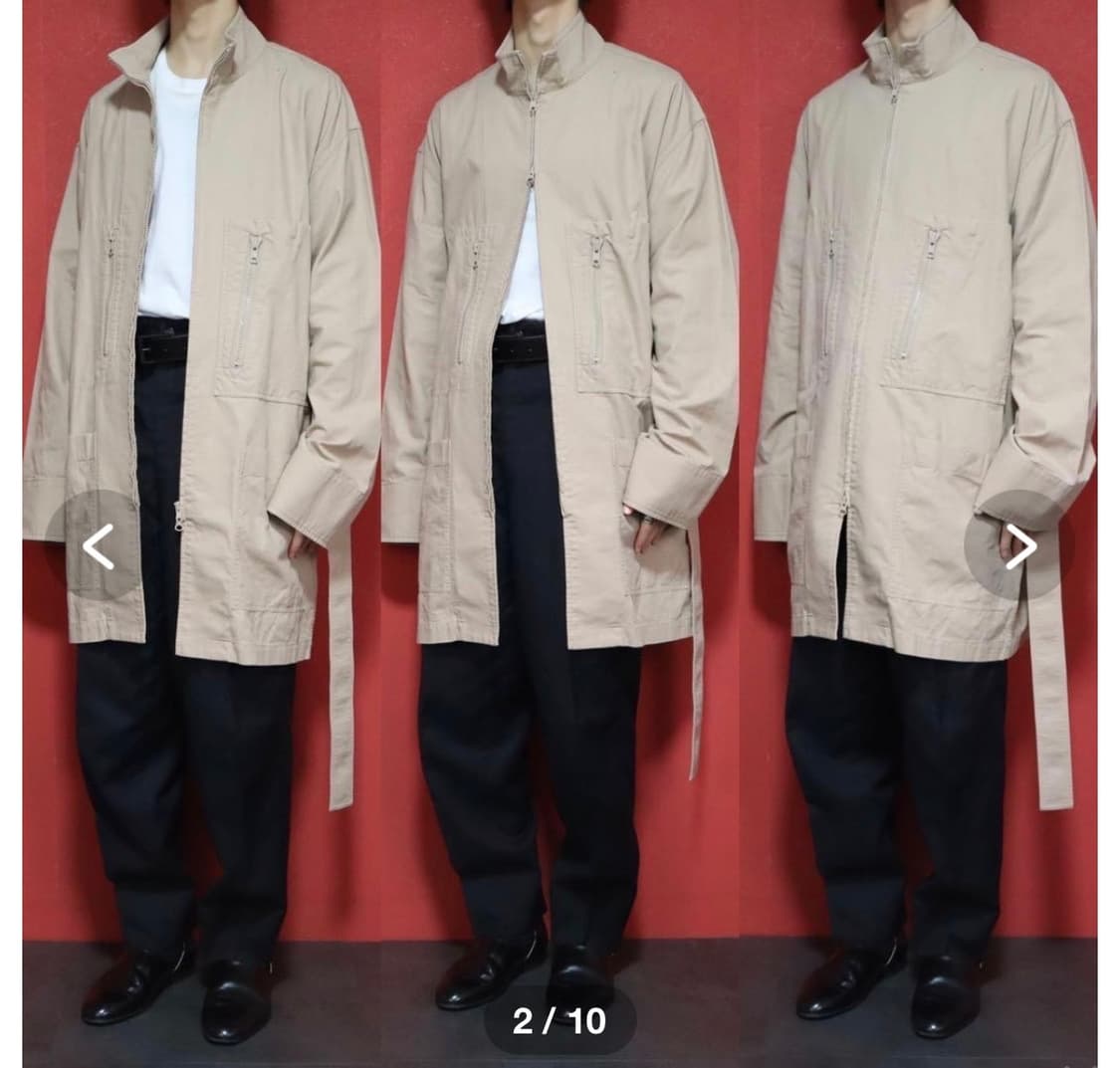 새상품 Y-3 요지 야마모토 벨티드 자켓 상품이미지2