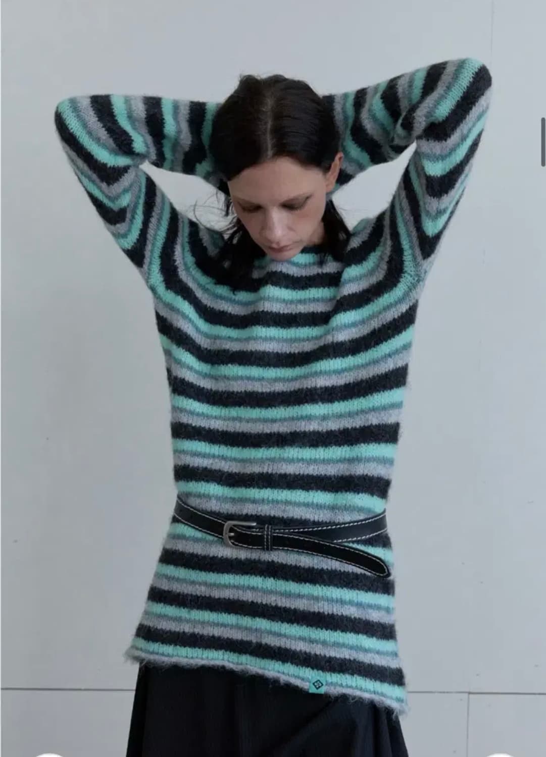 헤레틱 스트라이프 니트 Free 상품이미지2