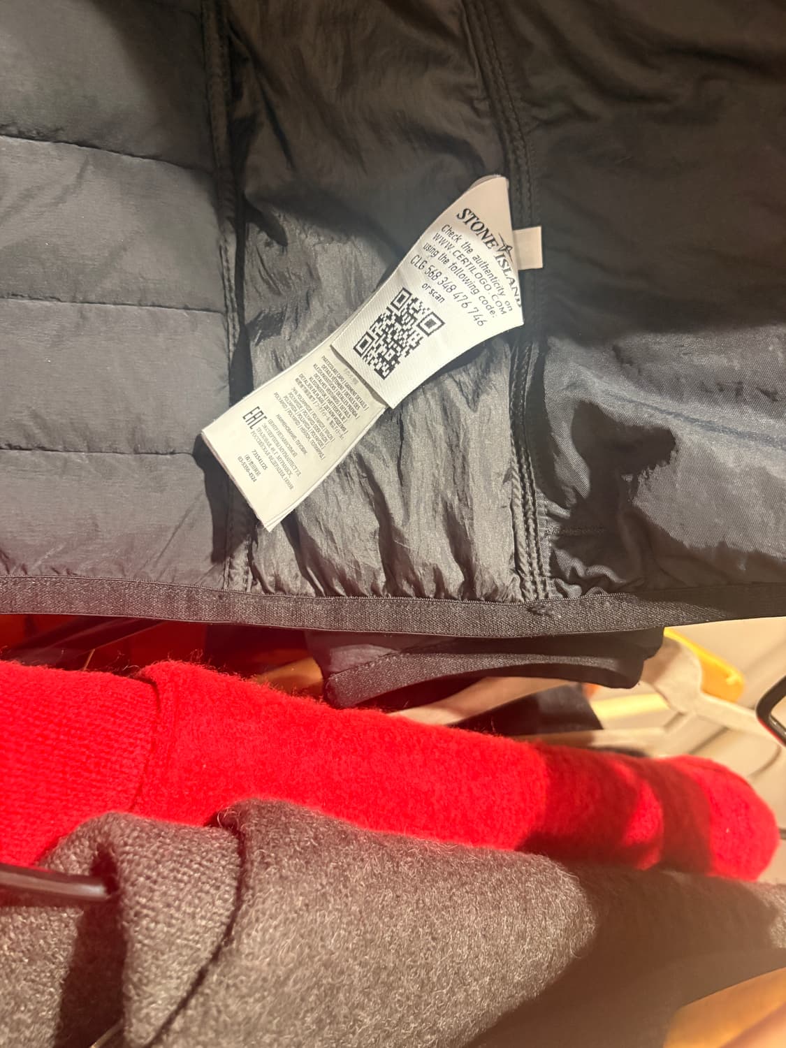 스톤 룸우븐 경량패딩 m 상품이미지7