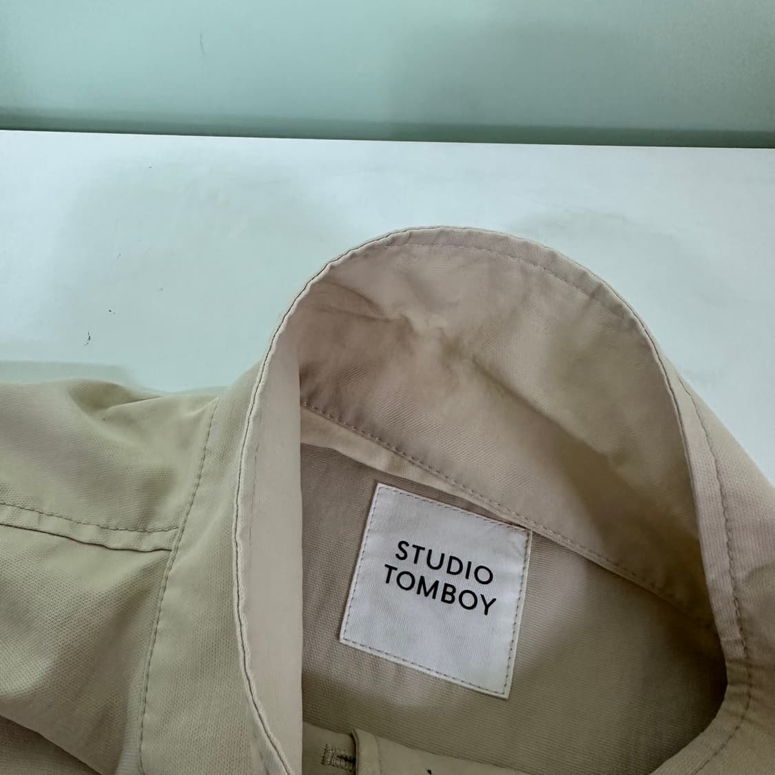 우먼OS 스튜디오톰보이 오버핏 나일론 바막자켓 상품이미지5