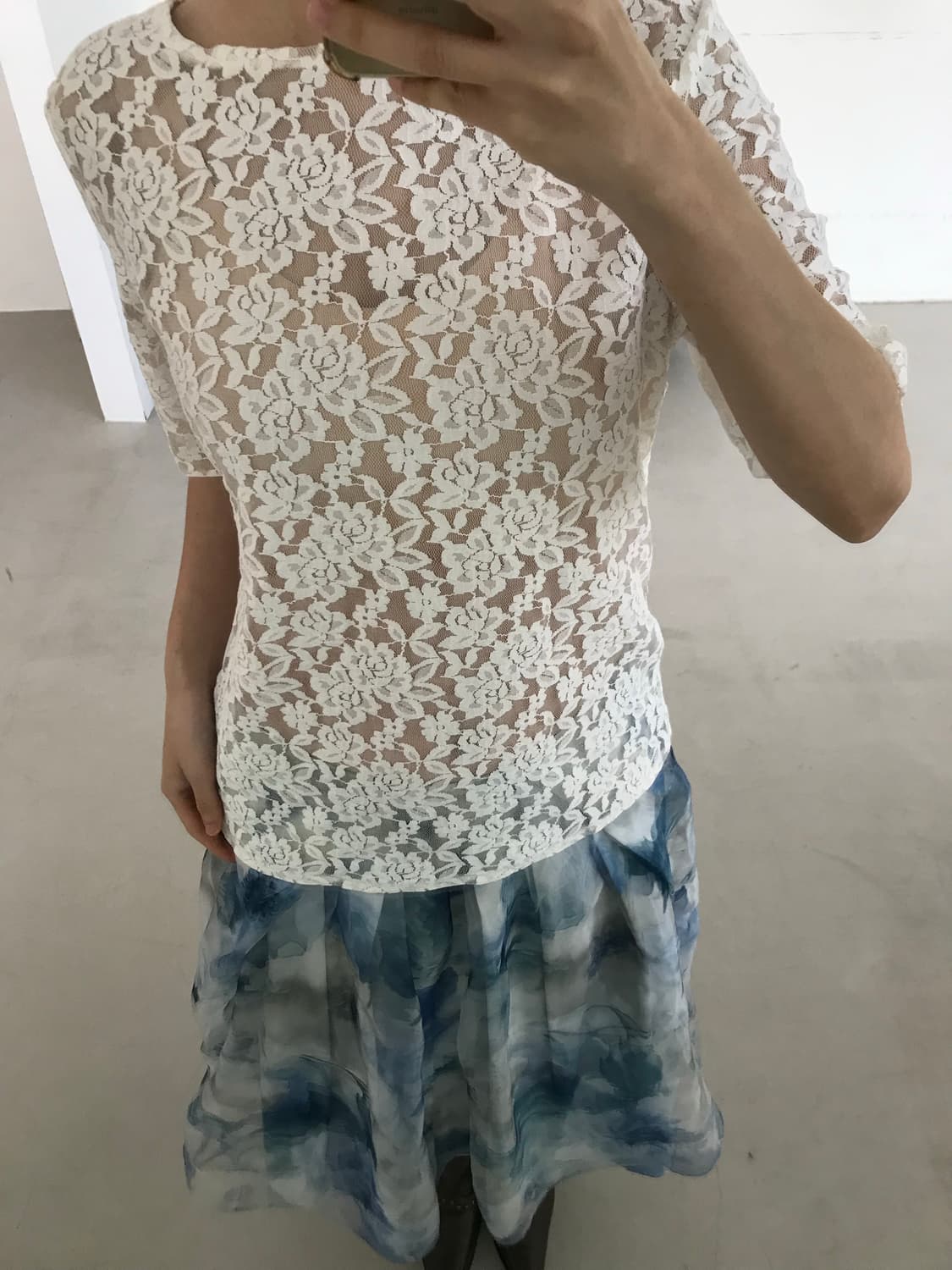 vintage lace top 상품이미지1