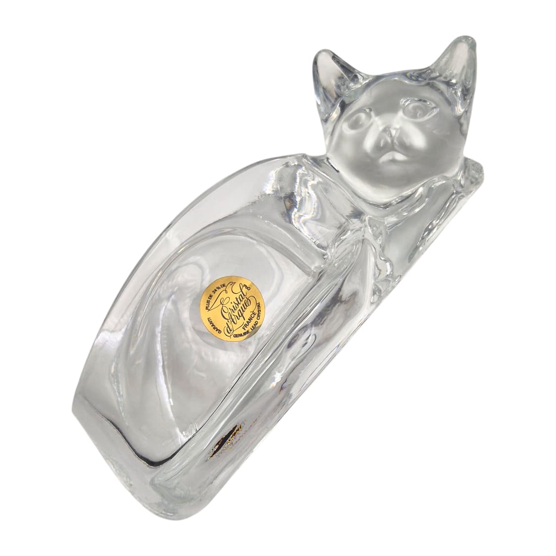 80s 프랑스 다르크 크리스탈 고양이 홀더 상품이미지6