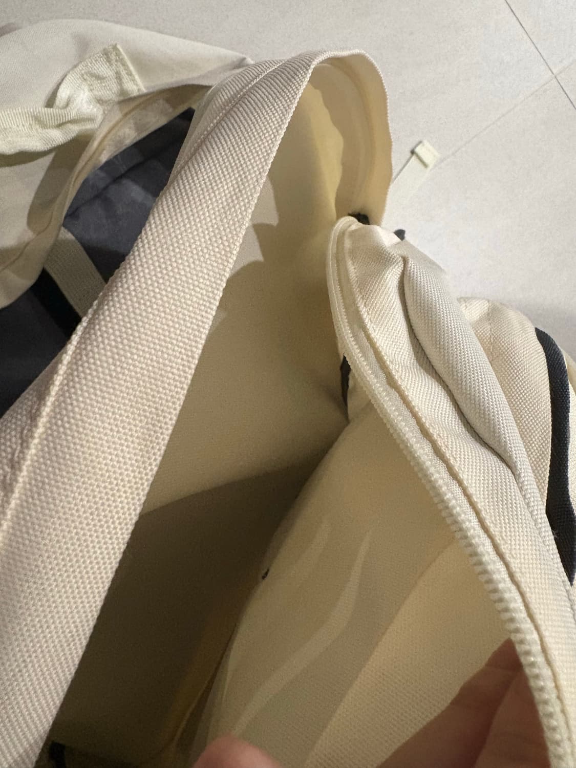 캉골 재팬 아이보리 백팩 상품이미지4