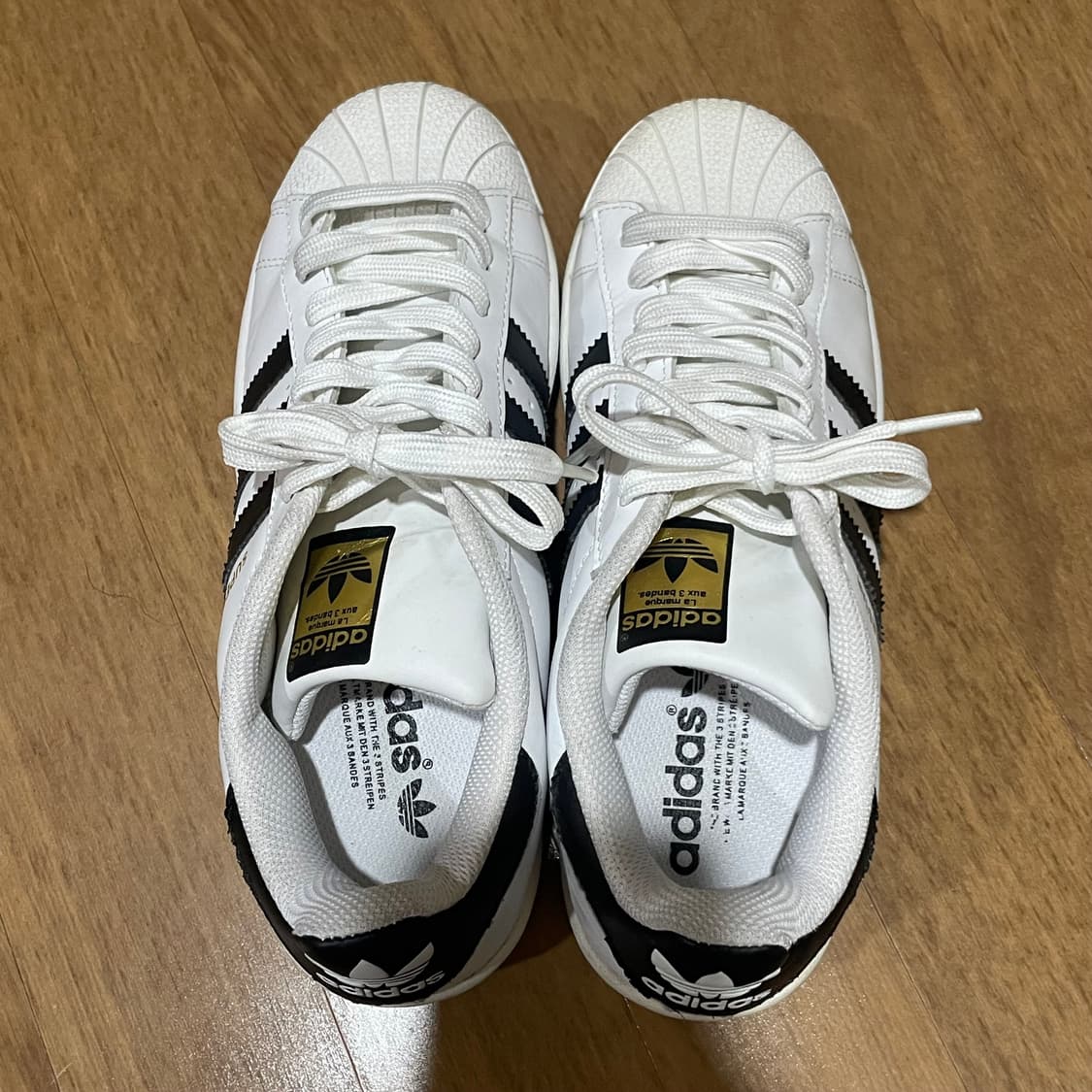 아디다스 슈퍼스타 흰검 245-250 상품이미지4