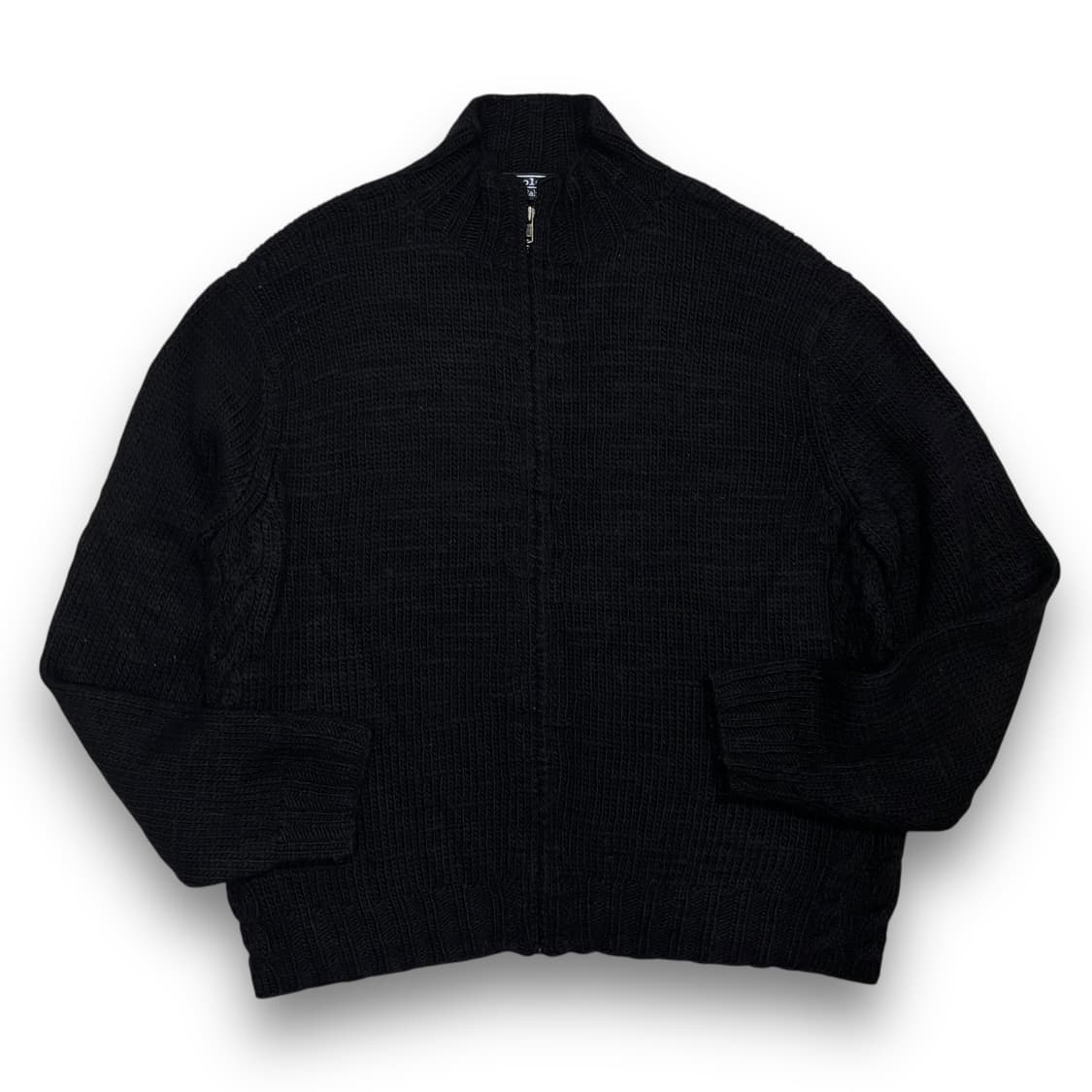 폴로 랄프로렌 00s 다크 울 니트 집업 상품이미지3