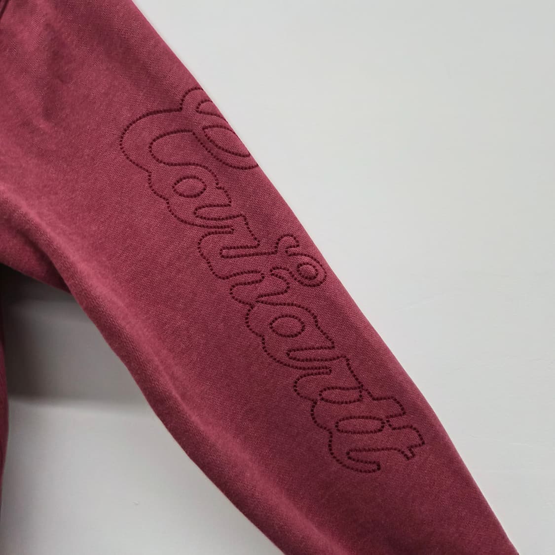 칼하트 레드 브라운 집업 여성 S 상품이미지3