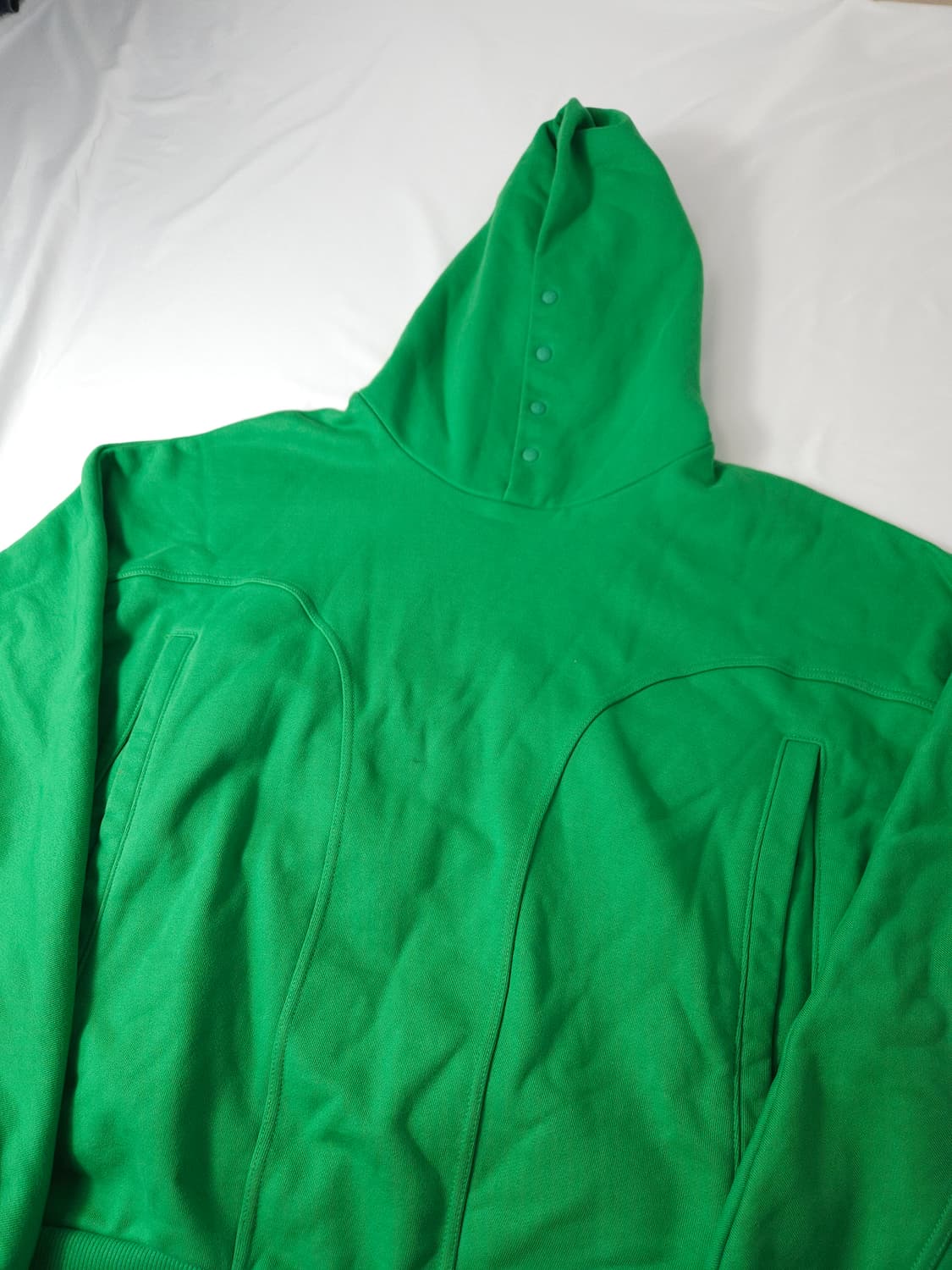 그레일즈 레트로 지오메트리 그린 후드티 테리 1사이즈 이지갭맛 상품이미지2