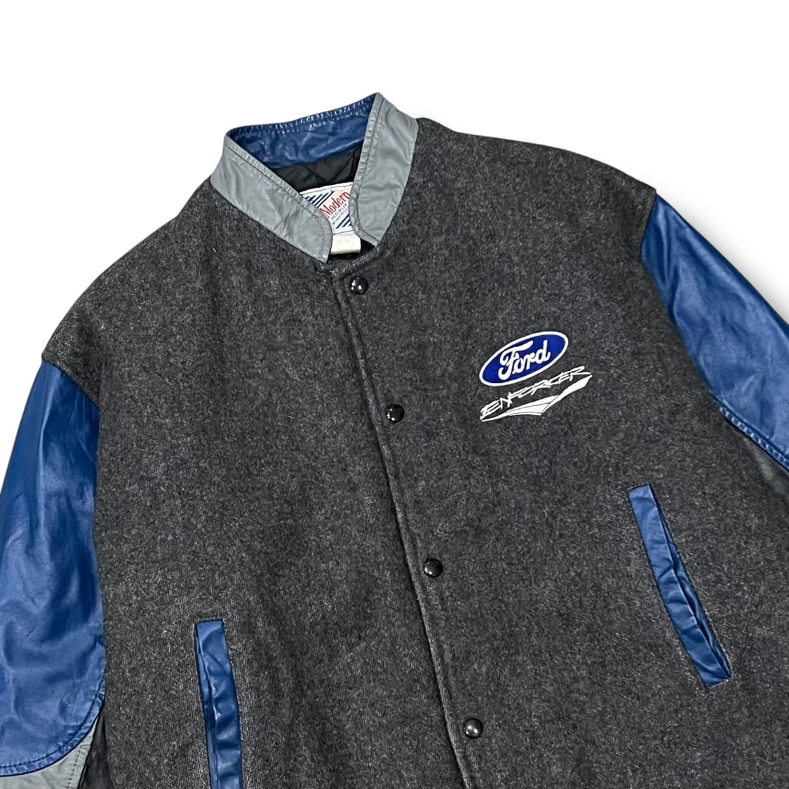 모던 레더소매 바시티자켓 s08364 상품이미지4