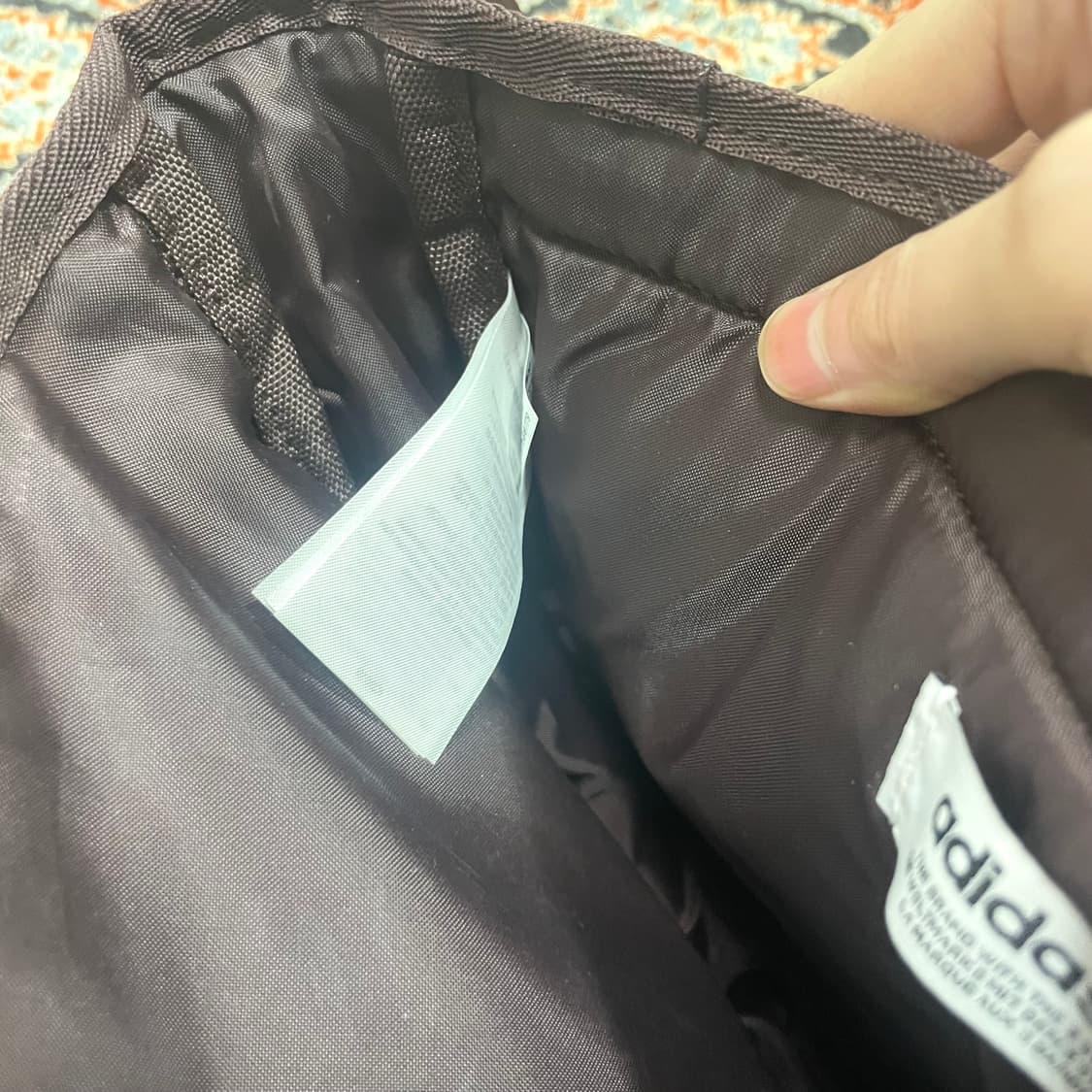 아디다스 오리지널 브라운 골덴 코듀로이 크로스백  상품이미지7