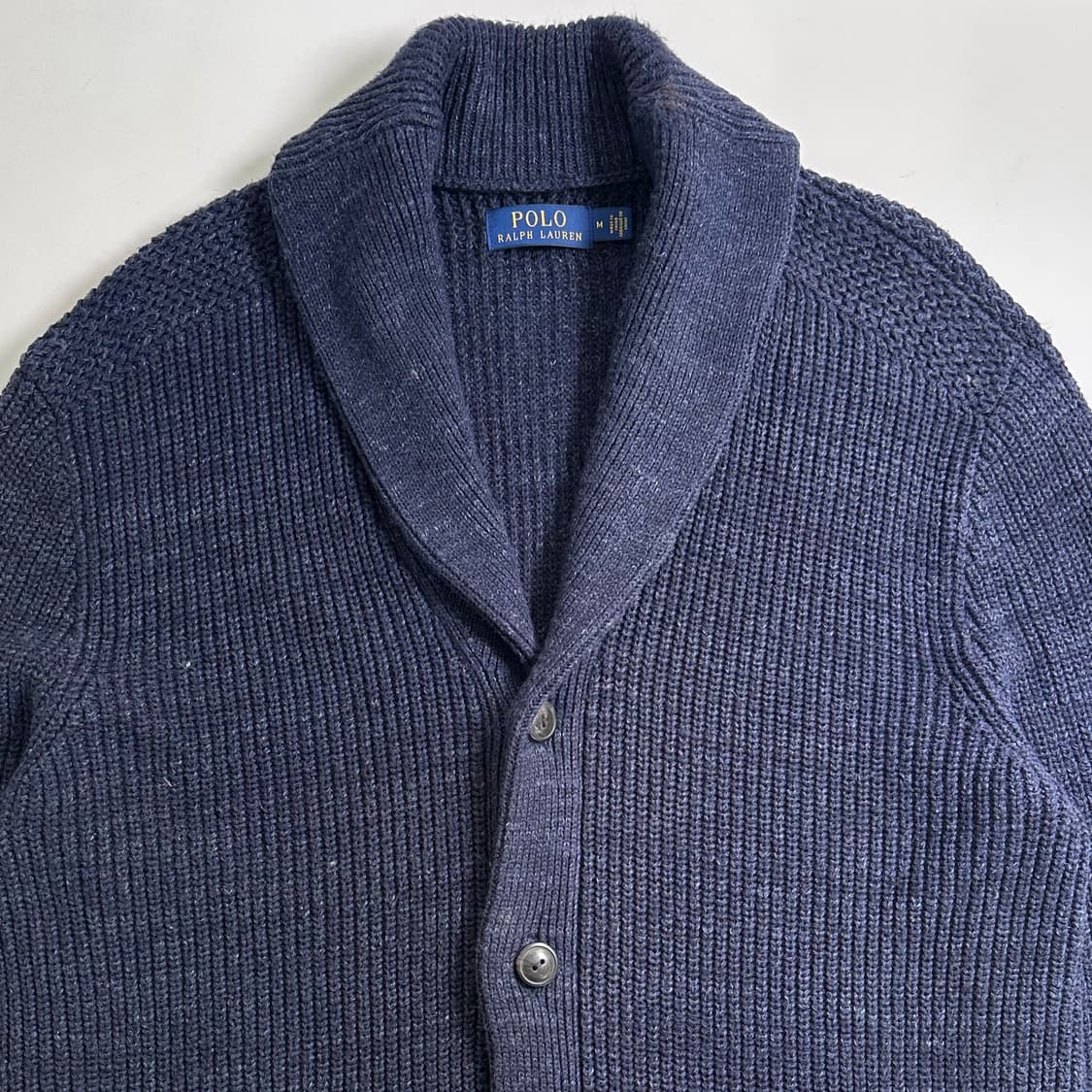 폴로 랄프로렌 코튼 숄카라 니트 가디건 상품이미지2