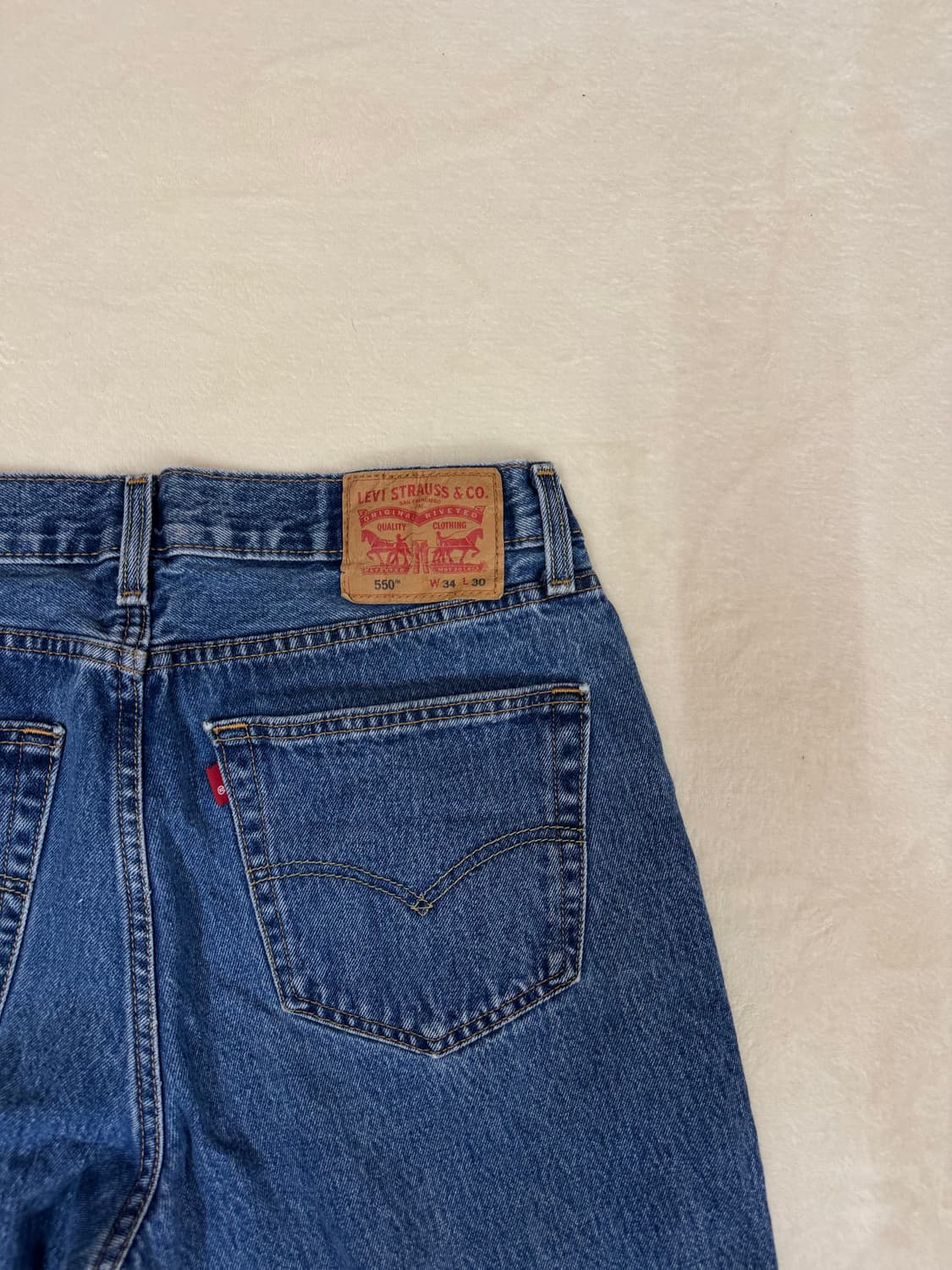 00s 리바이스 550 패치워크 데님 상품이미지8