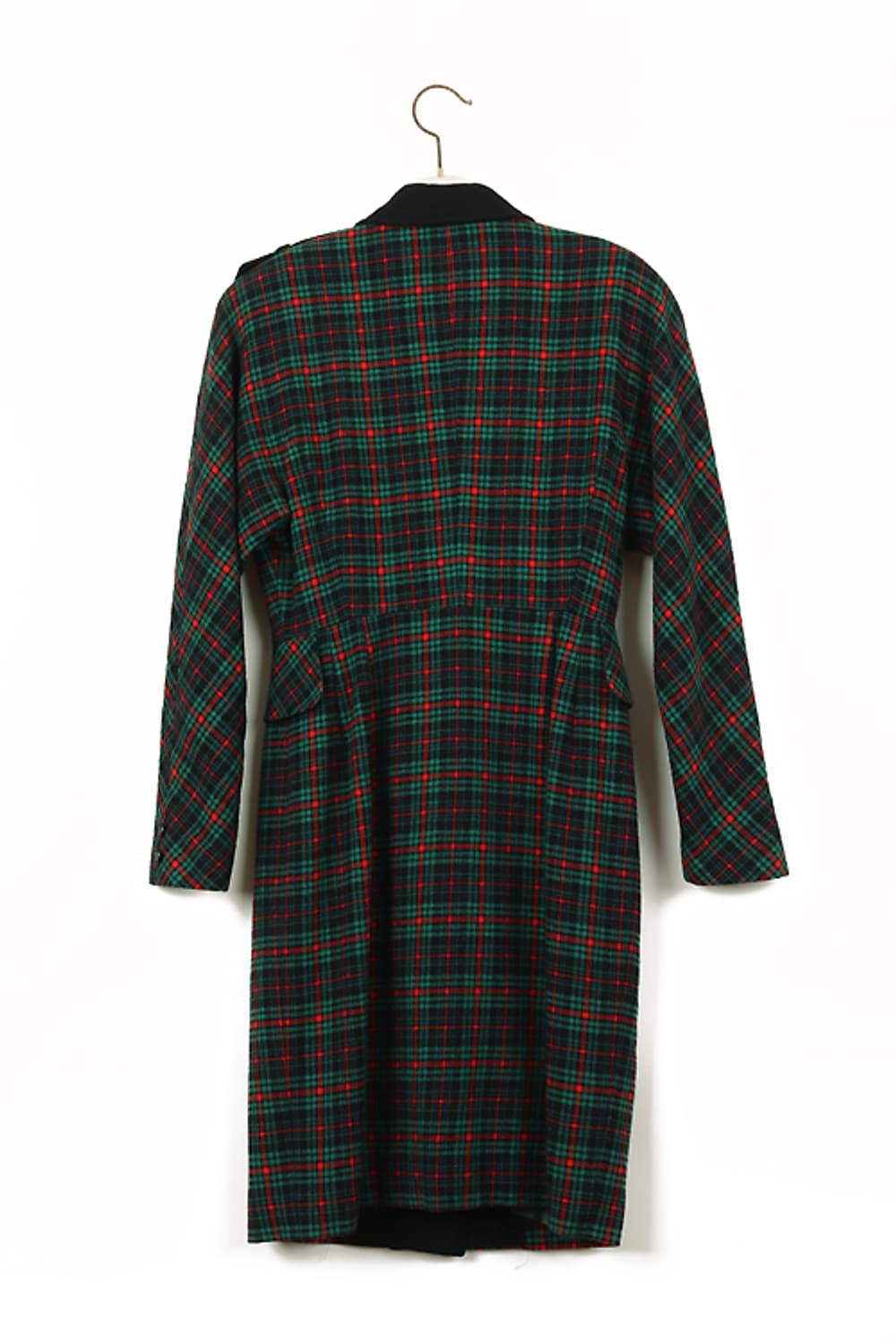 80's MINRIEGRACE 원피스(S) 체크원피스 크리스마스원피스  상품이미지3