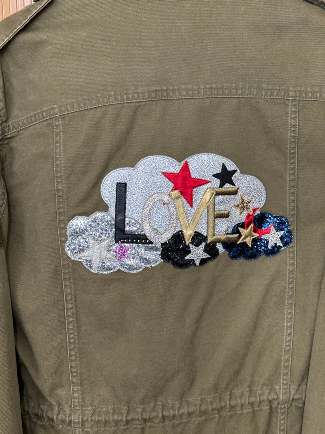 생로랑 밀리터리 패치 야상 상품이미지4