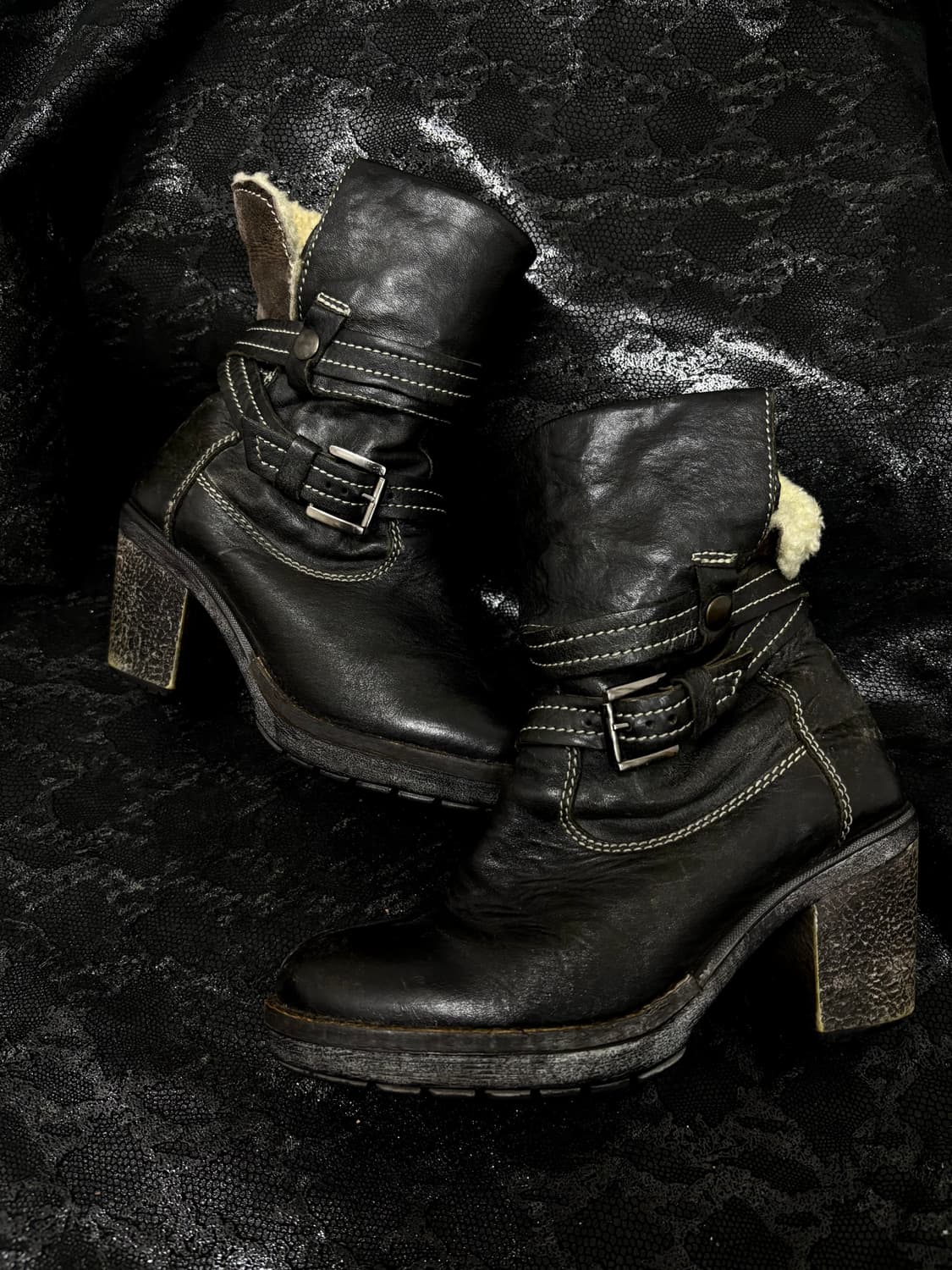 “MANAS” 00’s Rare Design 2Buckle Detail  상품이미지3