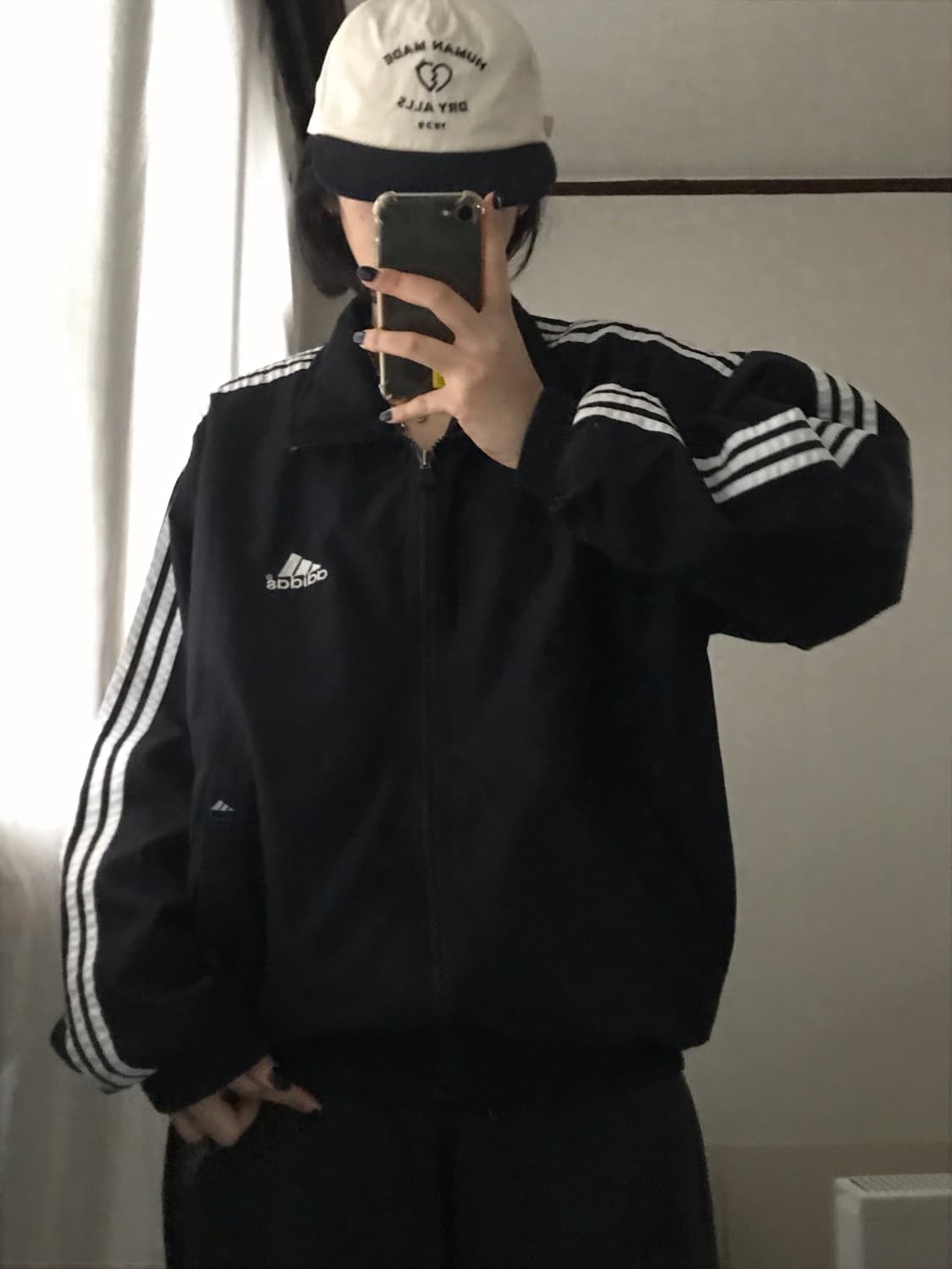 아디다스 90s 블랙 윈드브레이커 상품이미지6