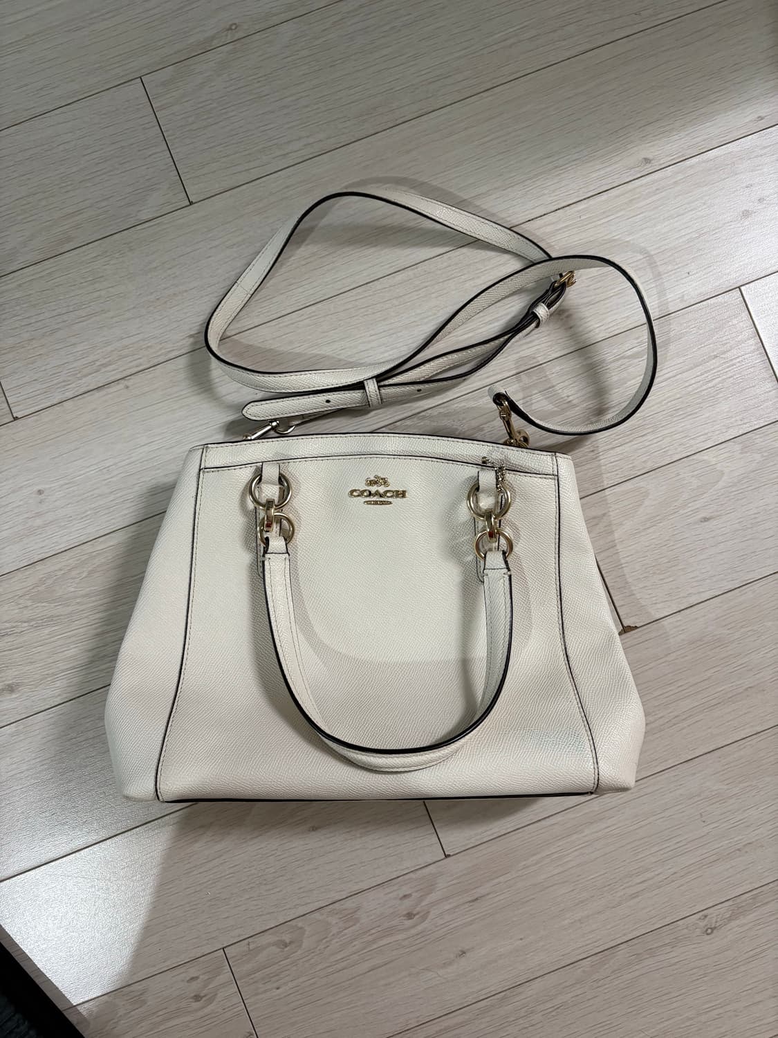 코치 아이보리 토트백 상품이미지1