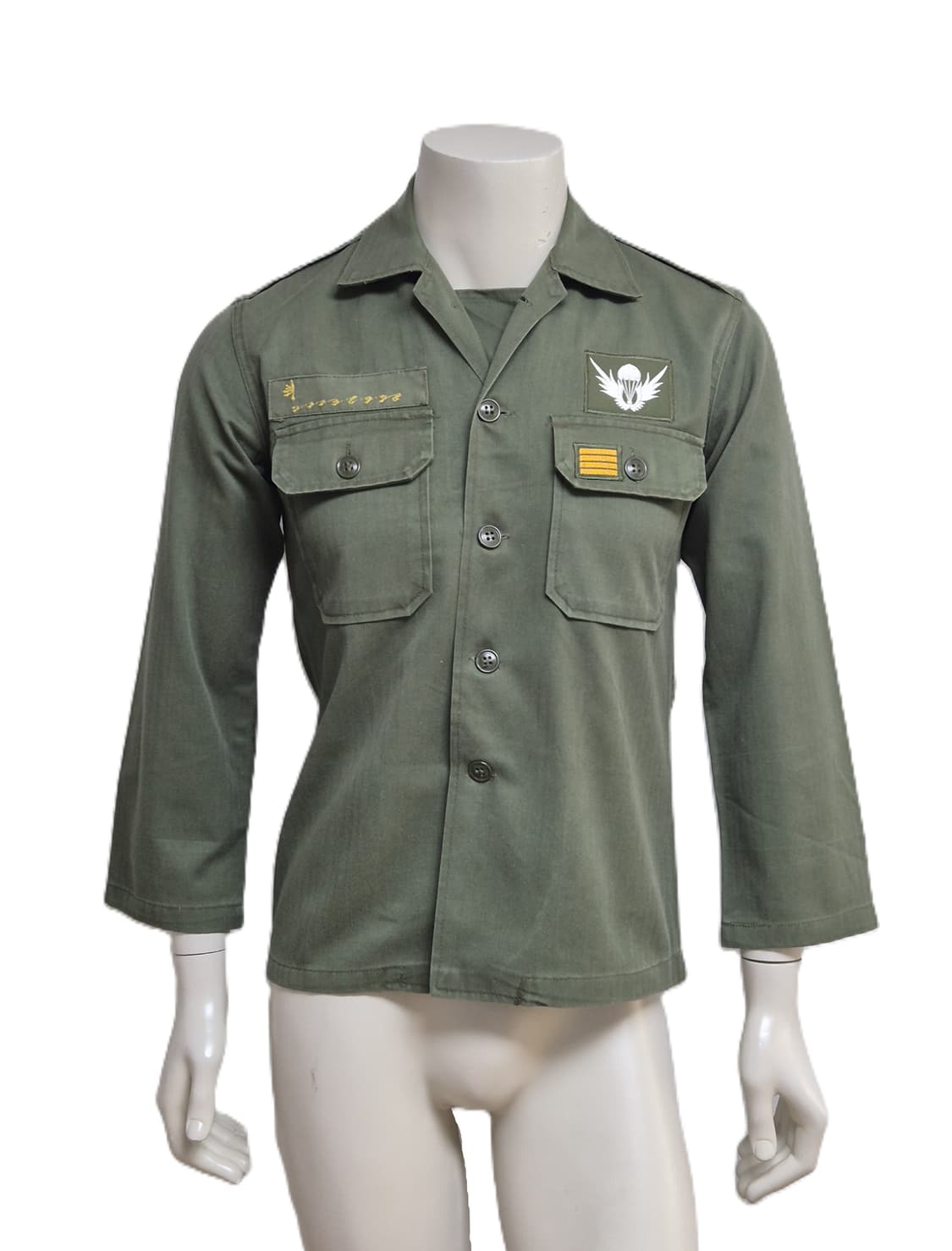 육군 구형 병장 민무늬 전투복 상의 자켓 (S) 상품이미지1