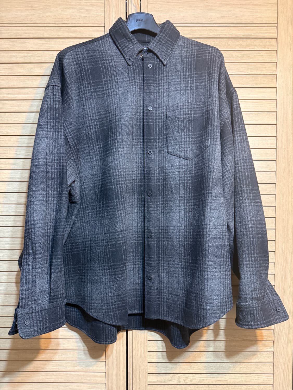 발렌시아가 플란넬 셔츠 자켓 1 상품이미지1