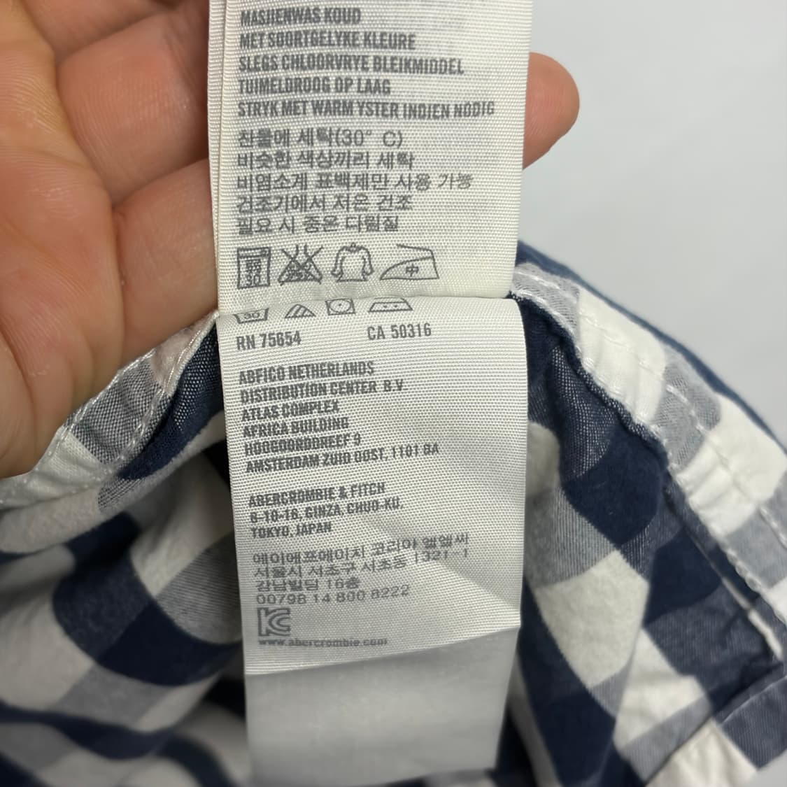 홀리스터 체크 셔츠 2 상품이미지5